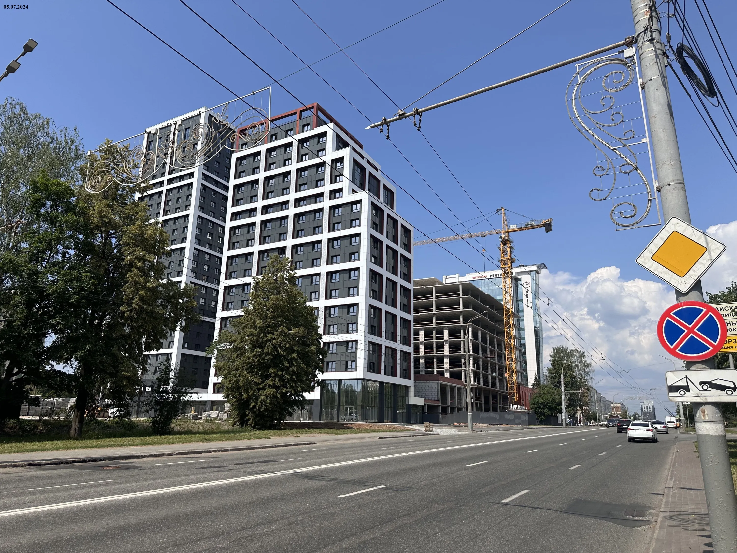 ЖК Парус Кортен ход строительства