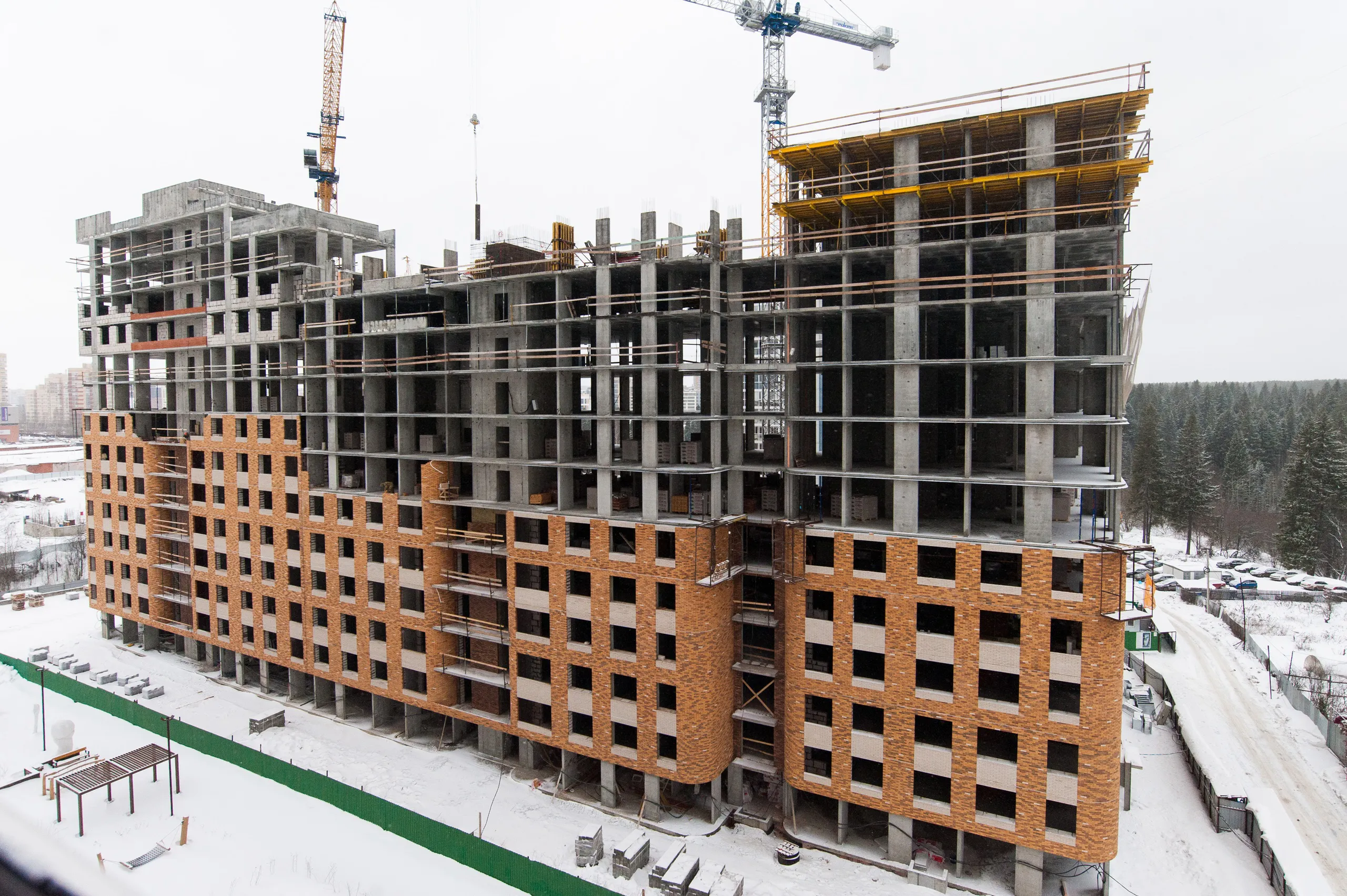 ЖК Парк-квартал "Атмосфера", 1 дом ход строительства