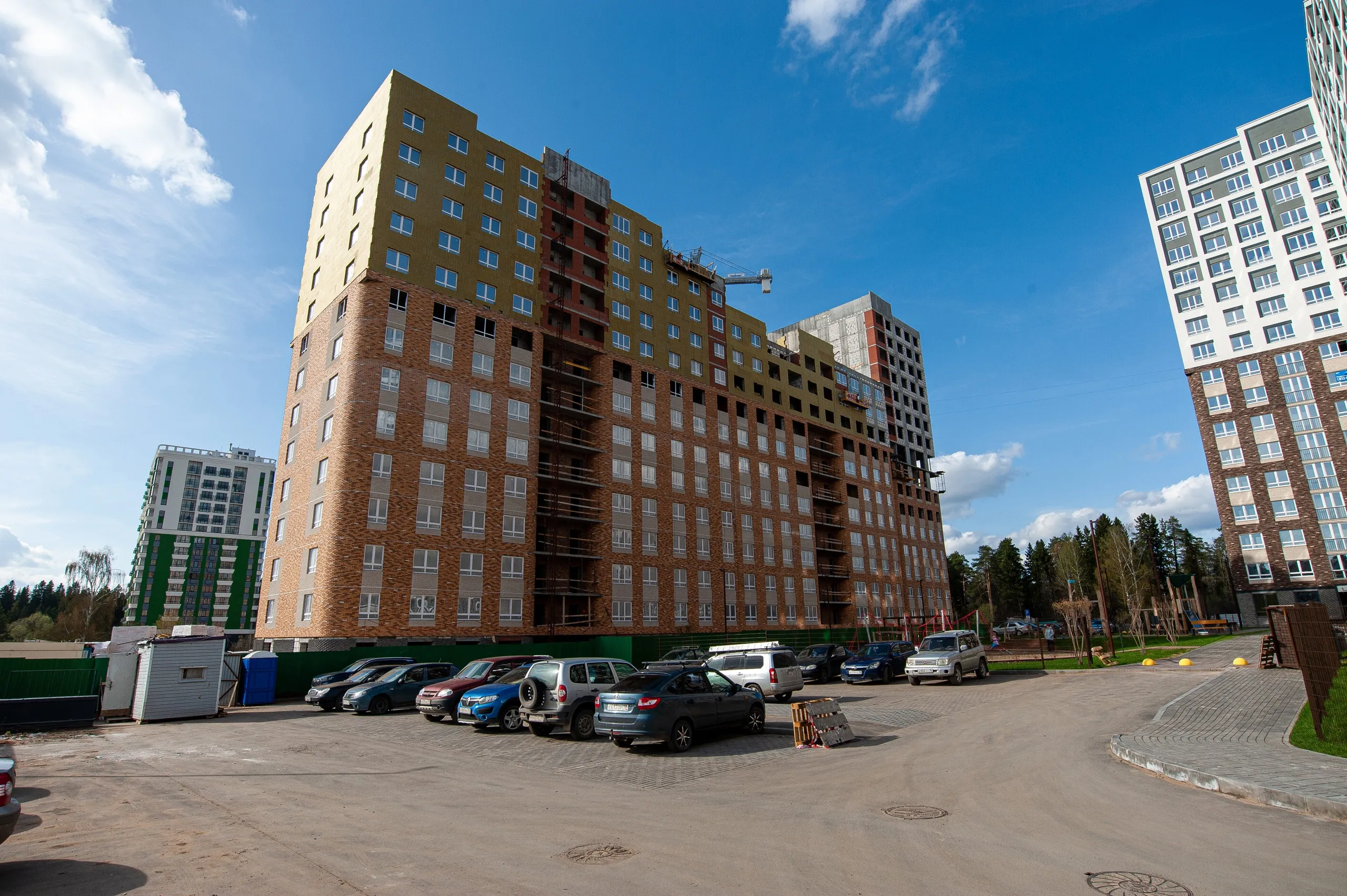 ЖК Парк-квартал "Атмосфера", 1 дом ход строительства