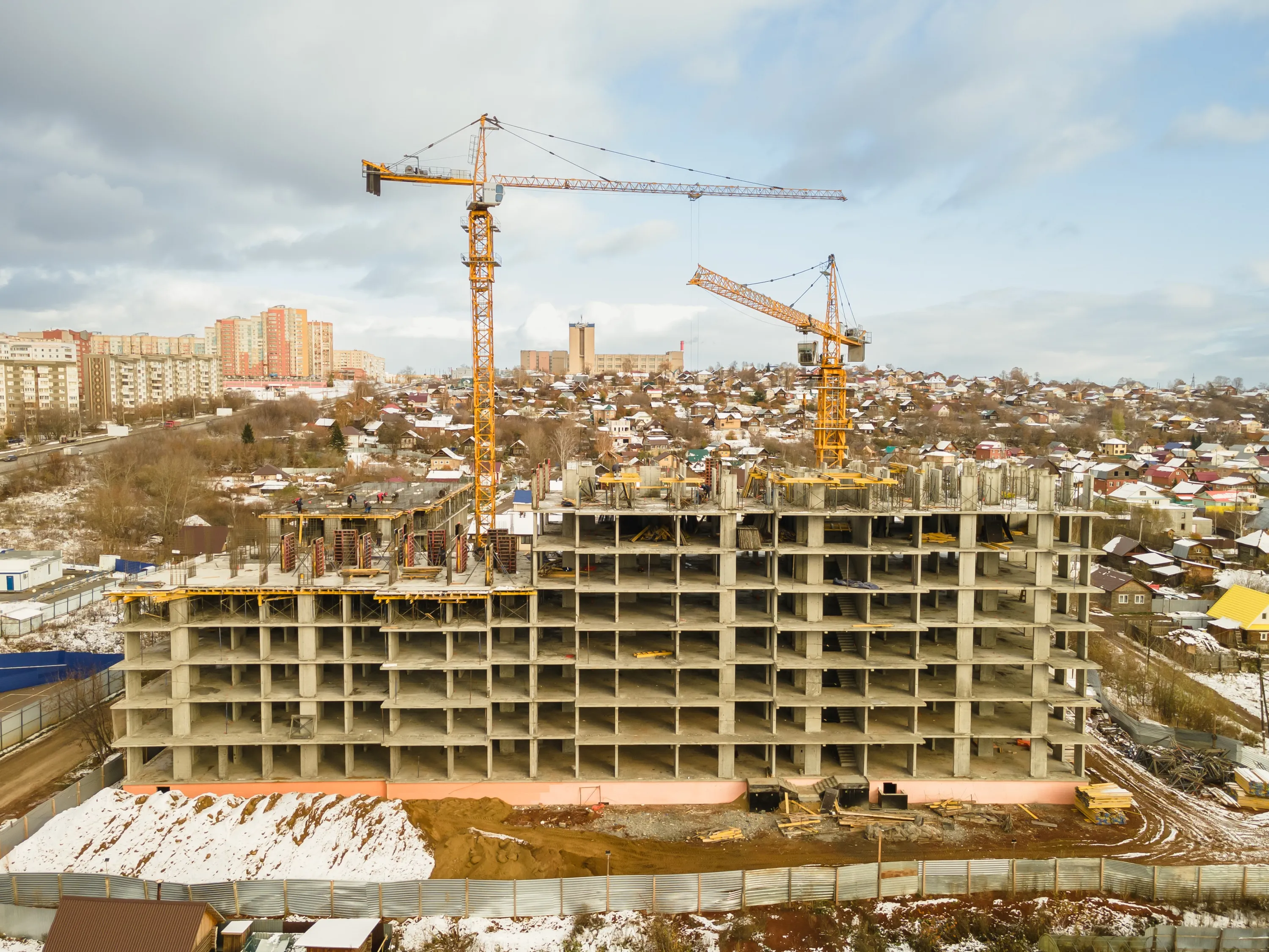 ЖК Леонов. Первый дом квартала героев ход строительства