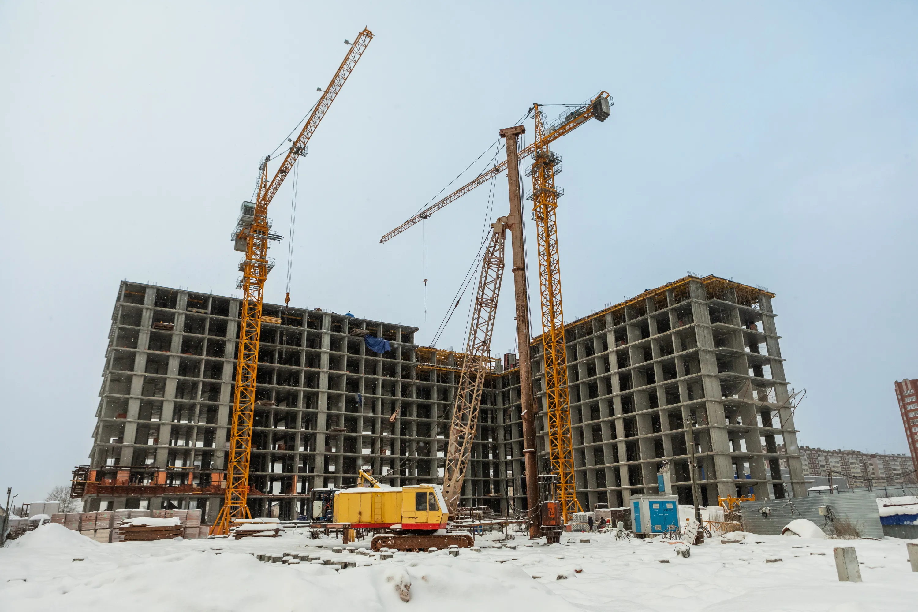 ЖК Леонов. Первый дом квартала героев ход строительства