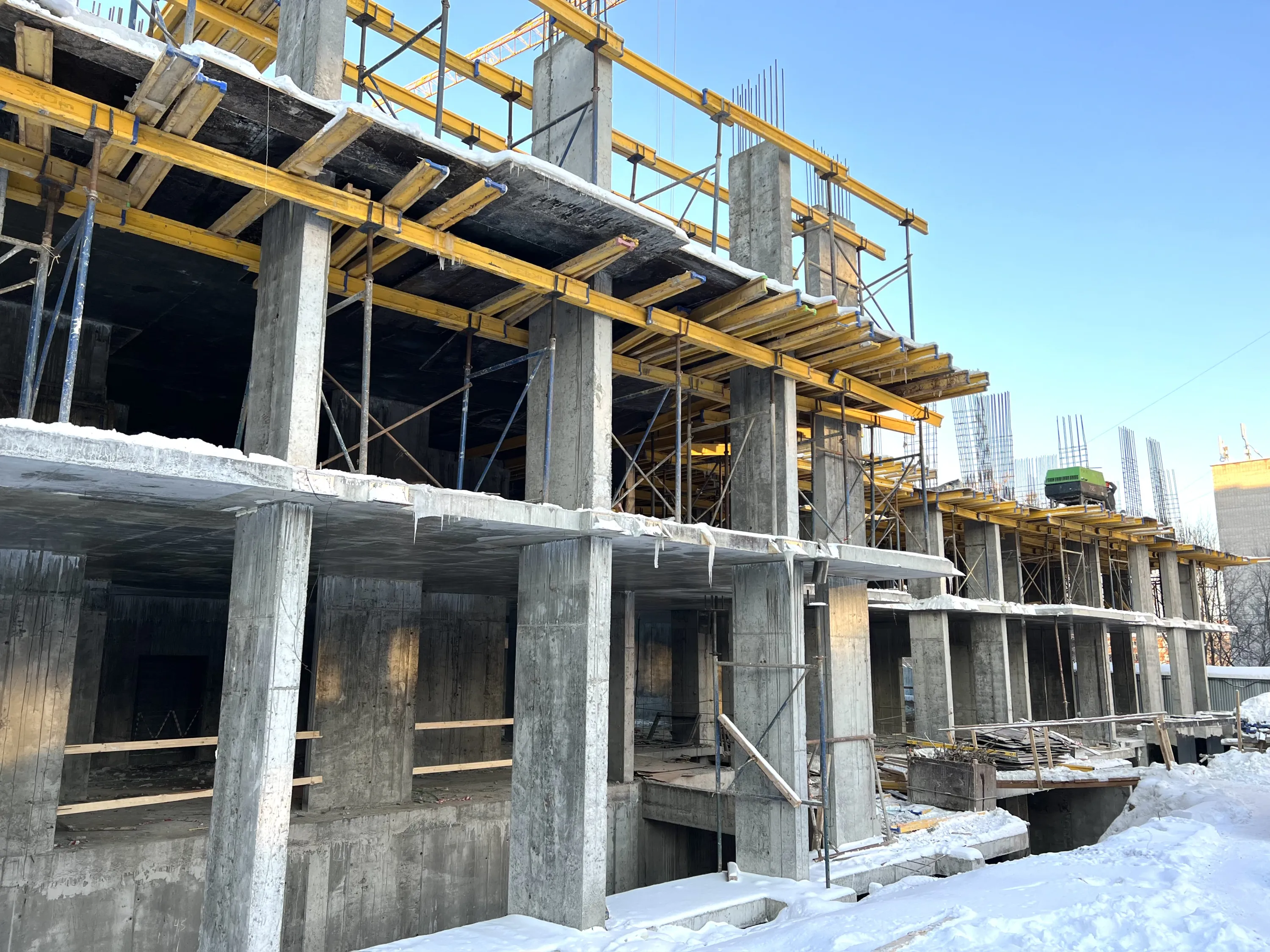 ЖК Дом большого города Монблан ход строительства