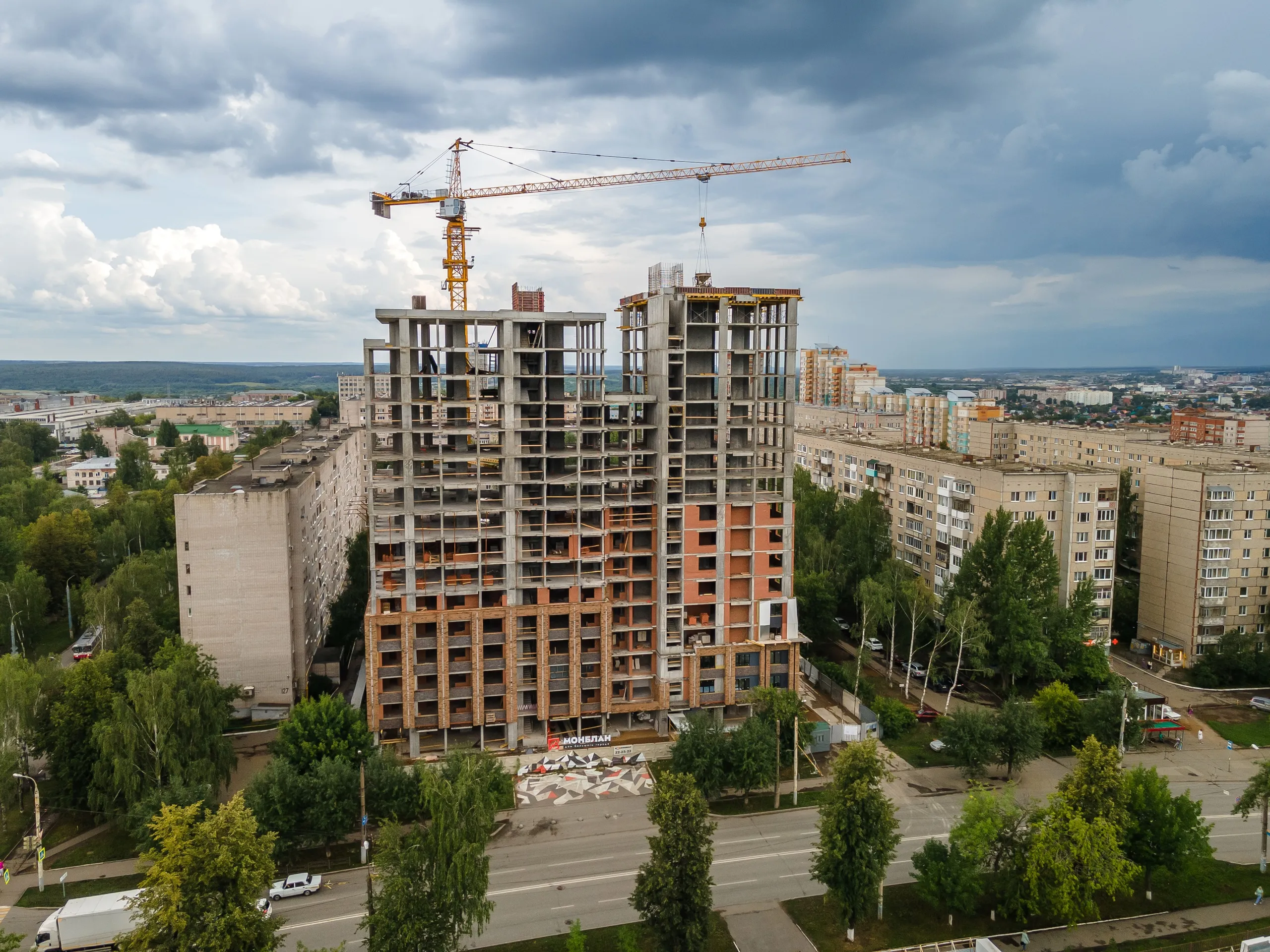 ЖК Дом большого города Монблан ход строительства