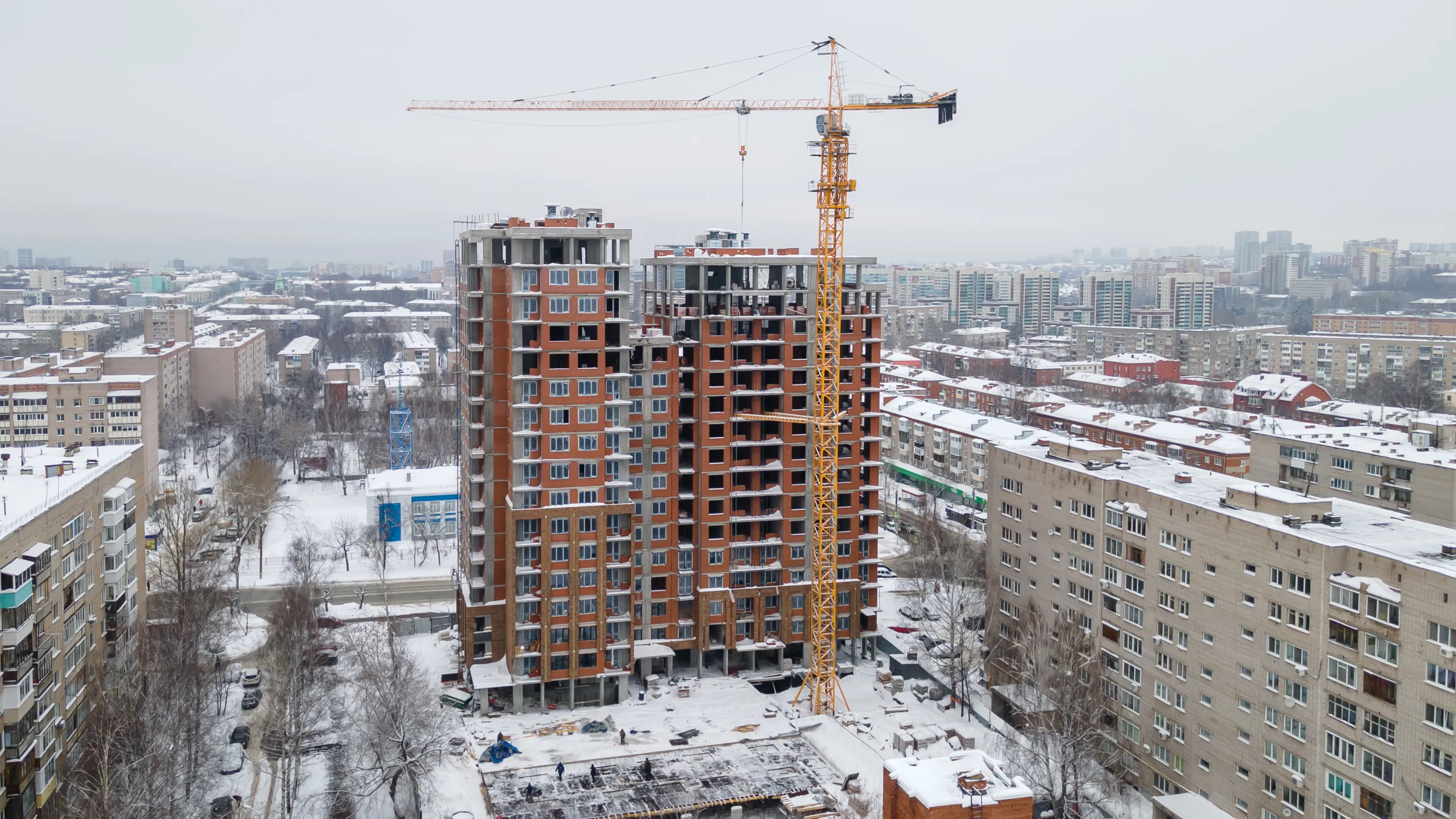 ЖК Дом большого города Монблан ход строительства