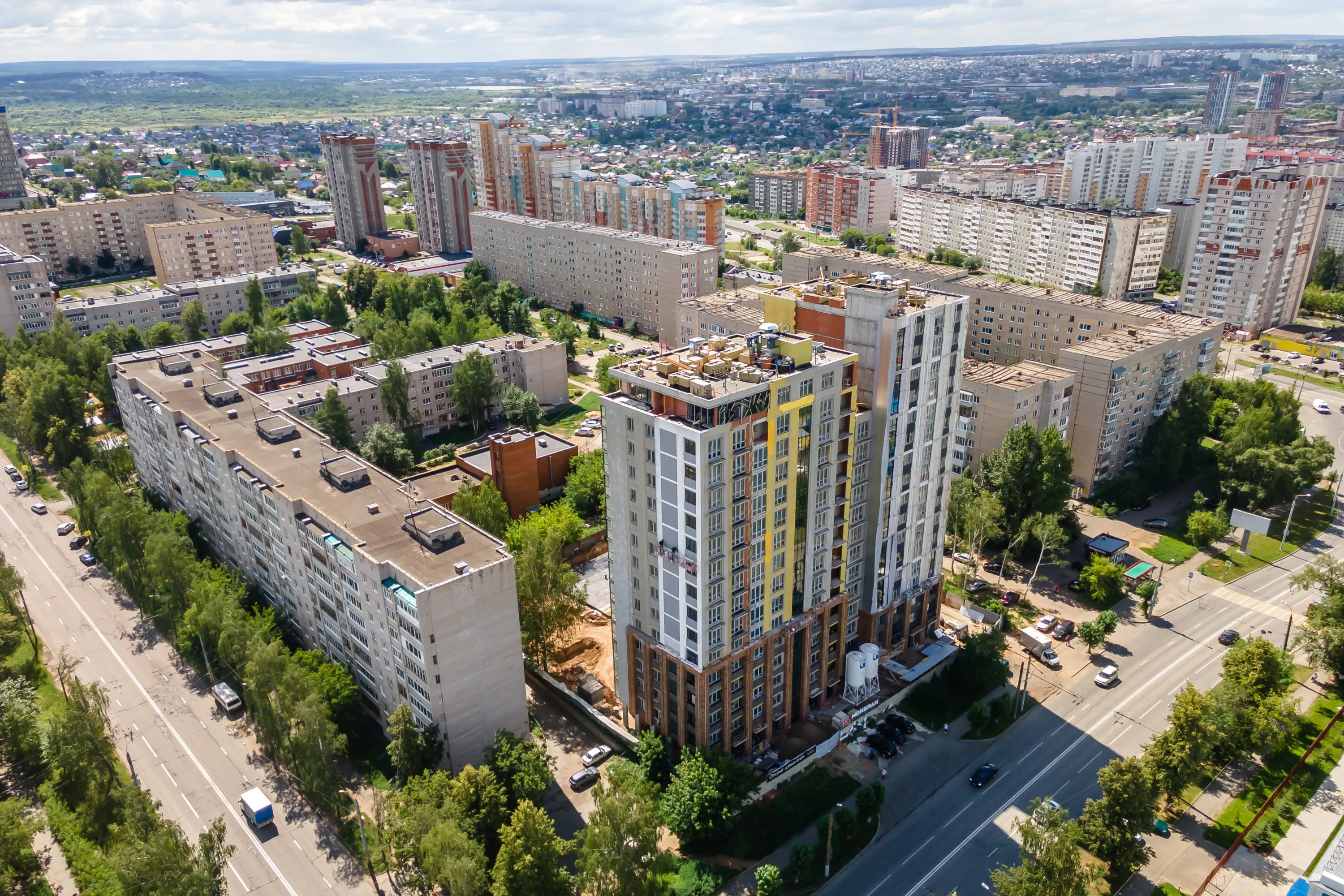 ЖК Дом большого города Монблан ход строительства