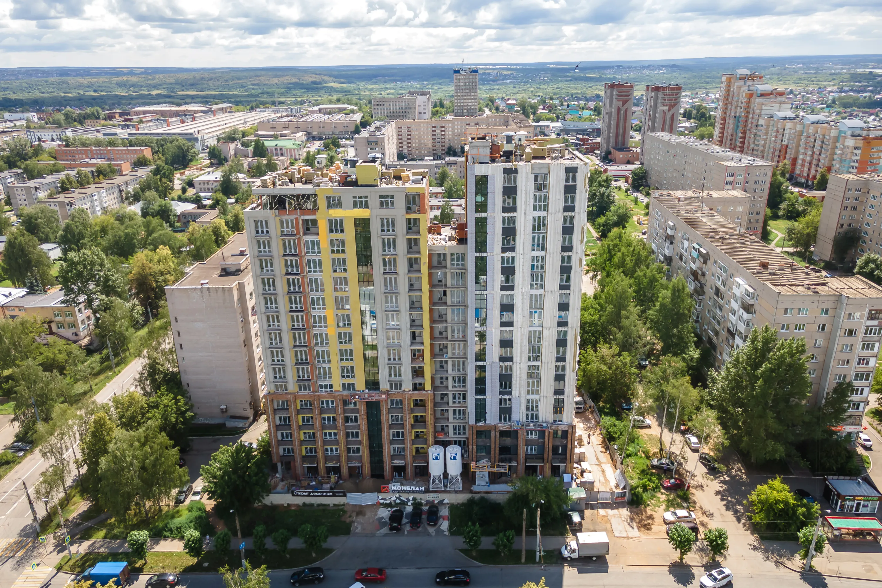 ЖК Дом большого города Монблан ход строительства