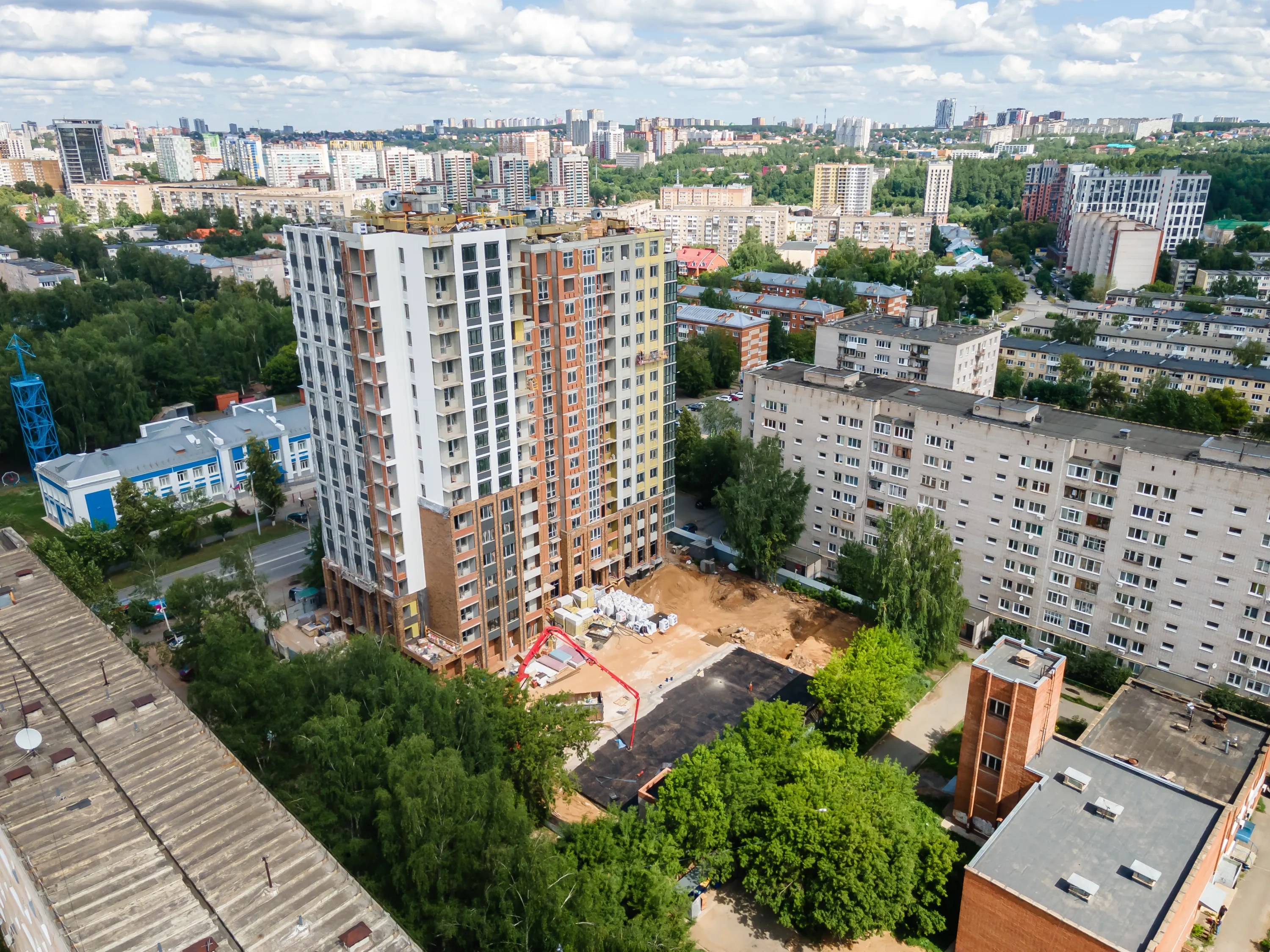 ЖК Дом большого города Монблан ход строительства