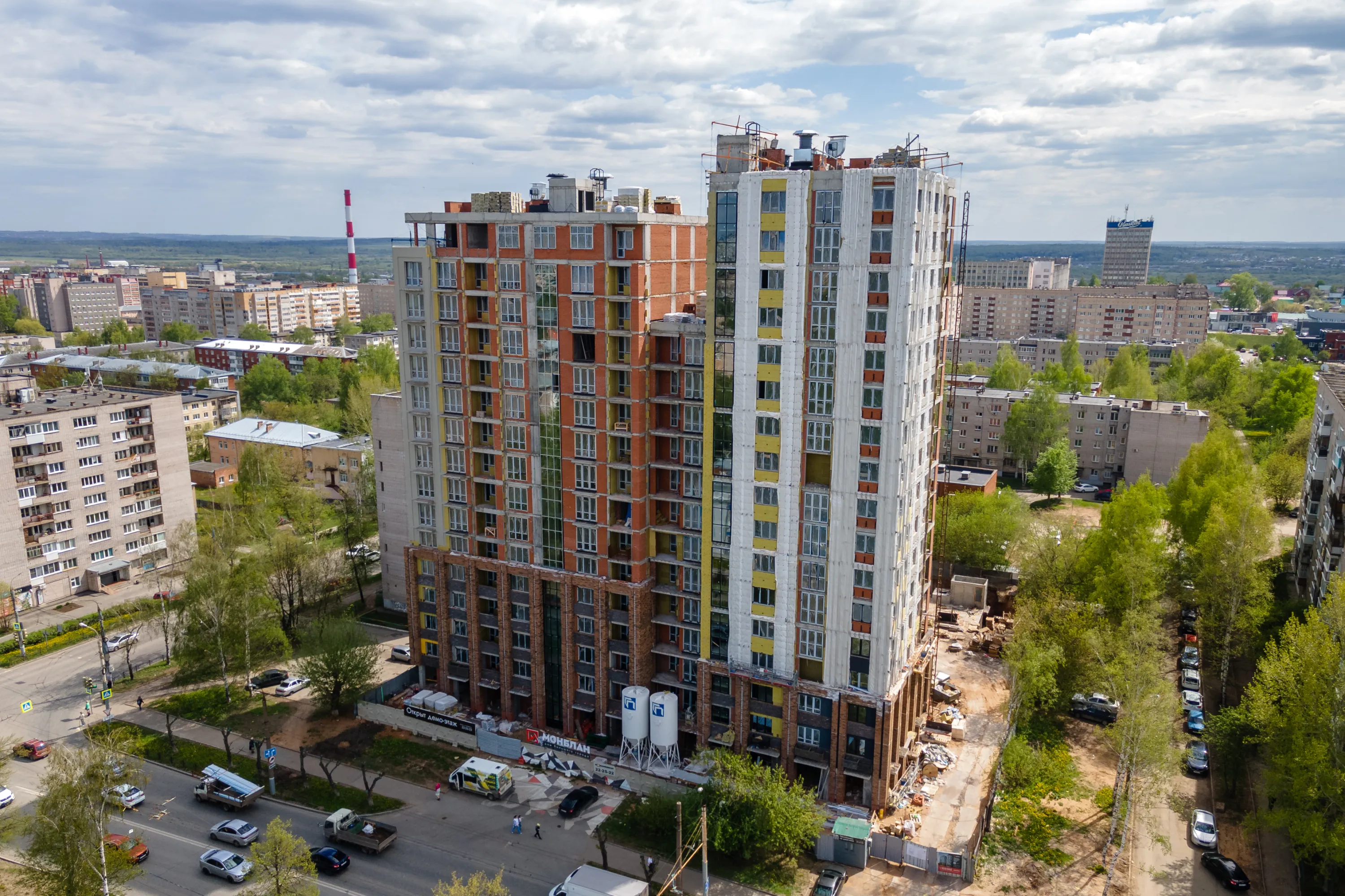 ЖК Дом большого города Монблан ход строительства