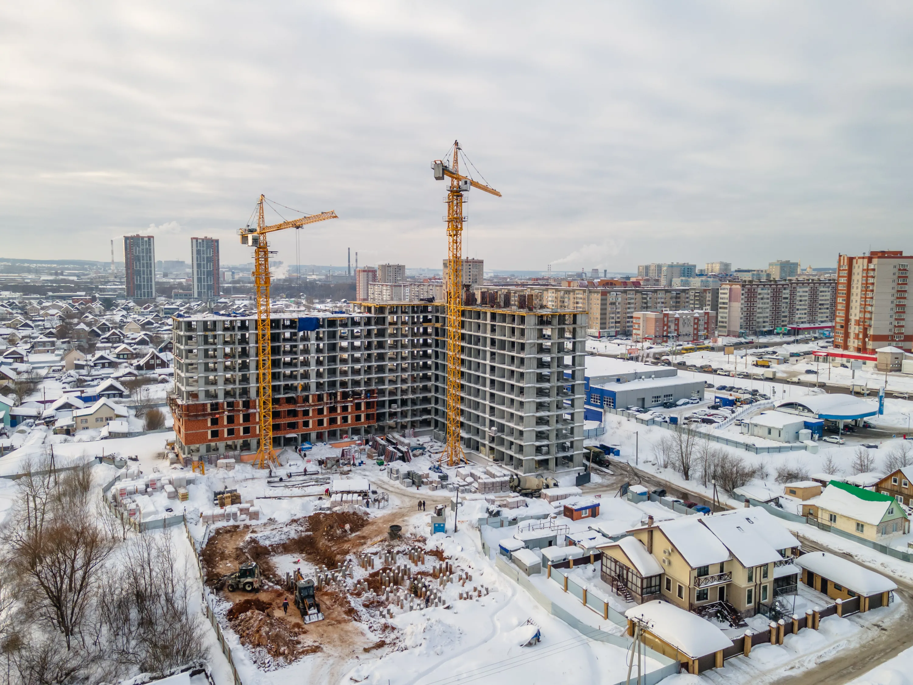 ЖК Леонов. Второй дом квартала героев ход строительства