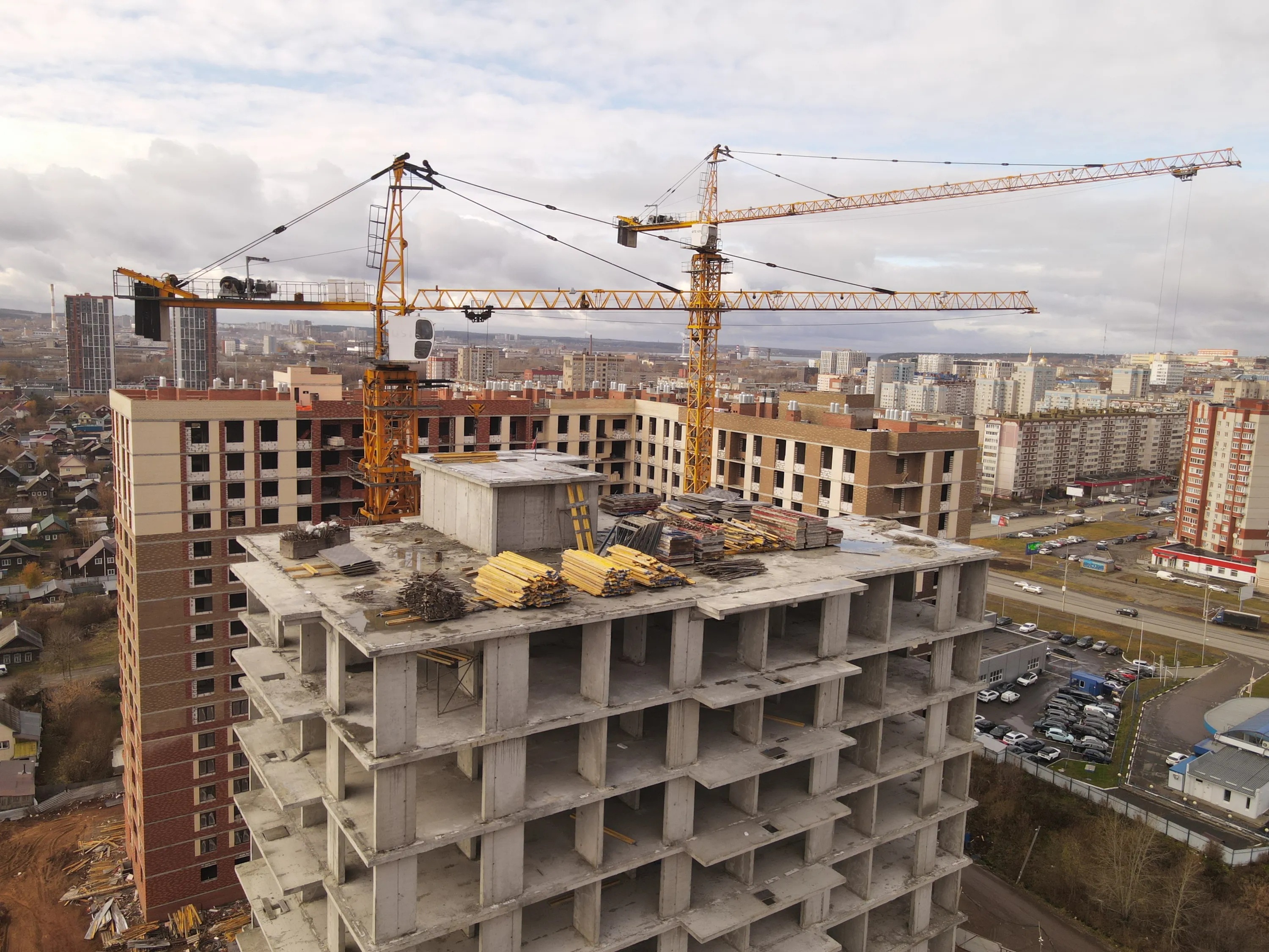 ЖК Леонов. Второй дом квартала героев ход строительства