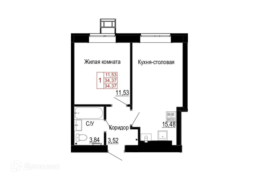 Фото квартиры в ЖК Кварталы