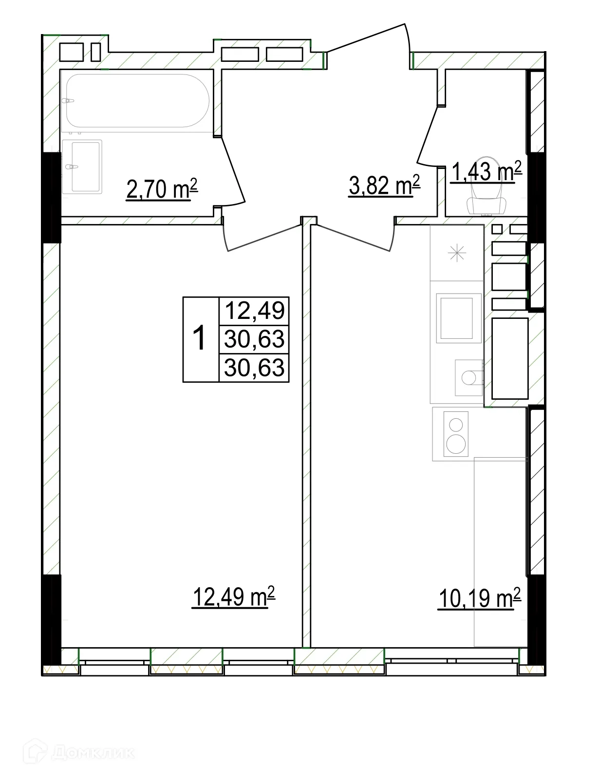 Фото квартиры в ЖК Кварталы