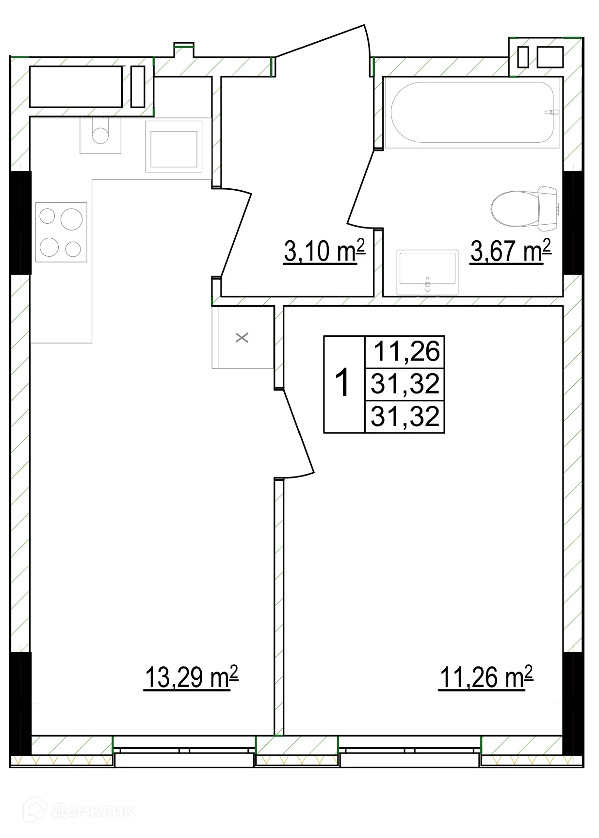 Фото квартиры в ЖК Кварталы