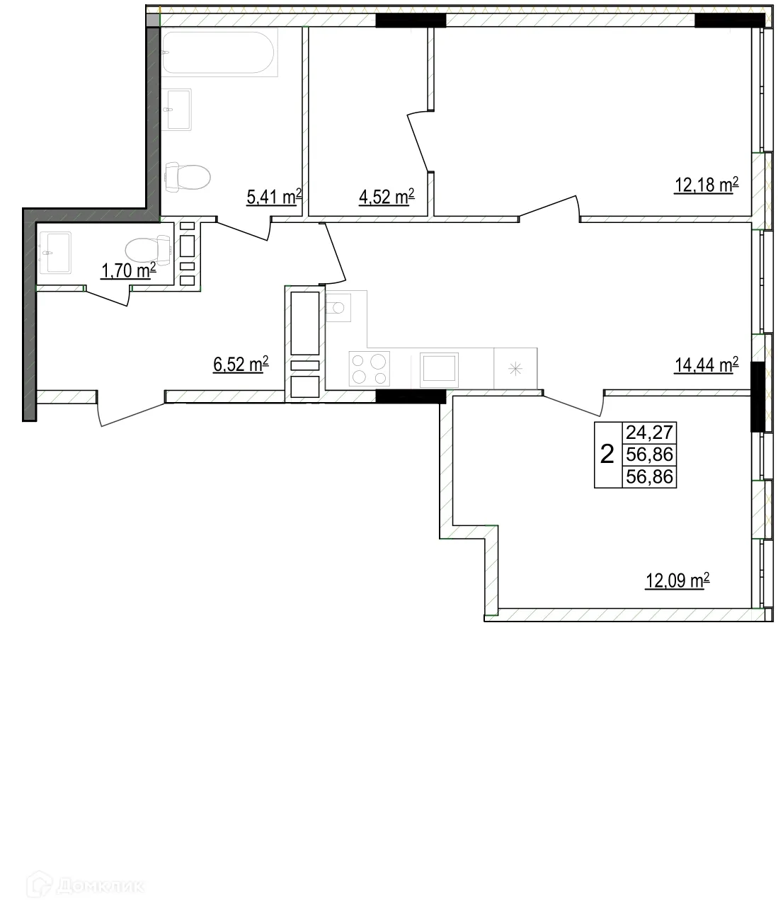 Фото квартиры в ЖК Кварталы