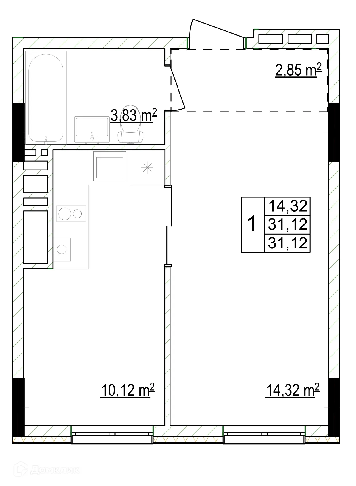 Фото квартиры в ЖК Кварталы