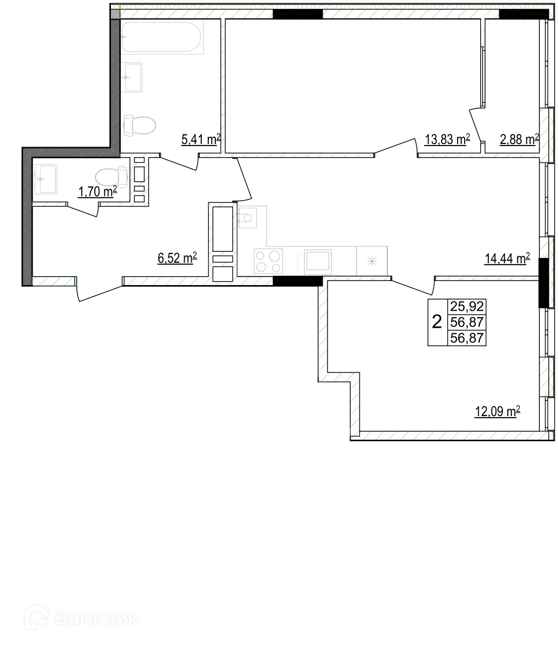 Фото квартиры в ЖК Кварталы