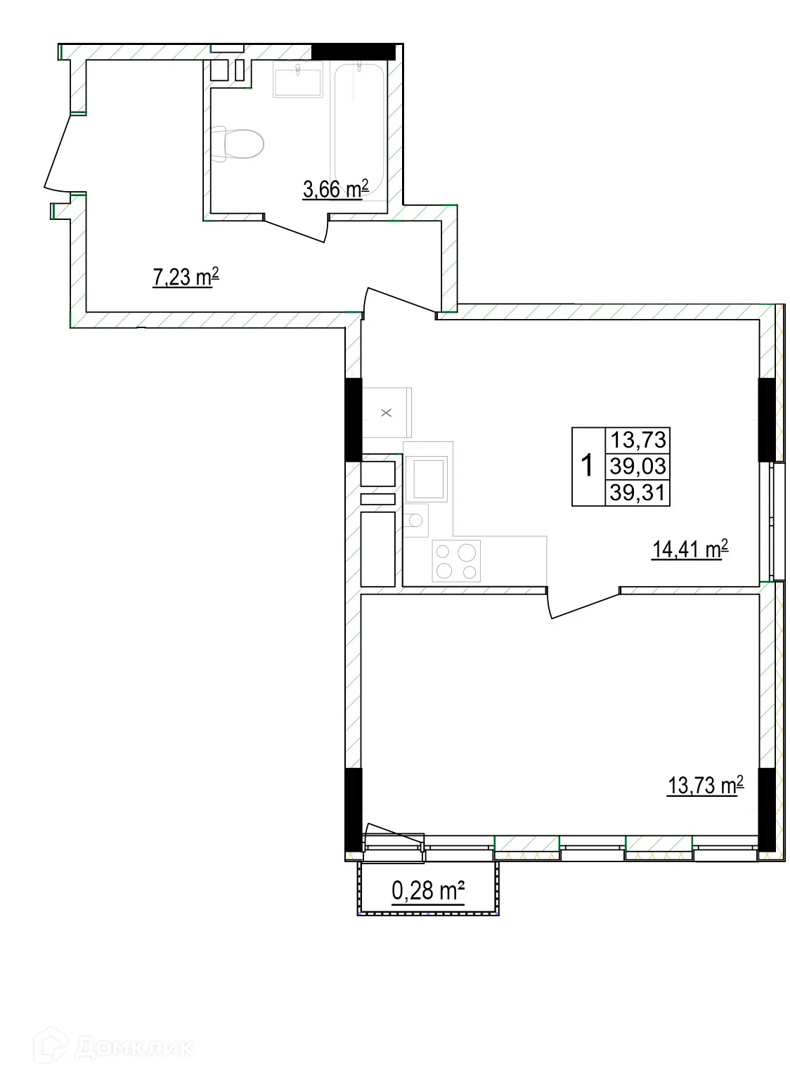 Фото квартиры в ЖК Кварталы