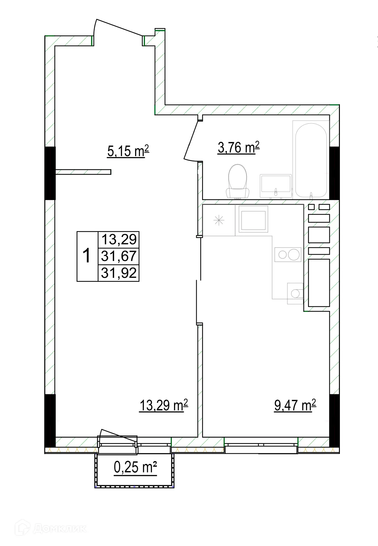 Фото квартиры в ЖК Кварталы