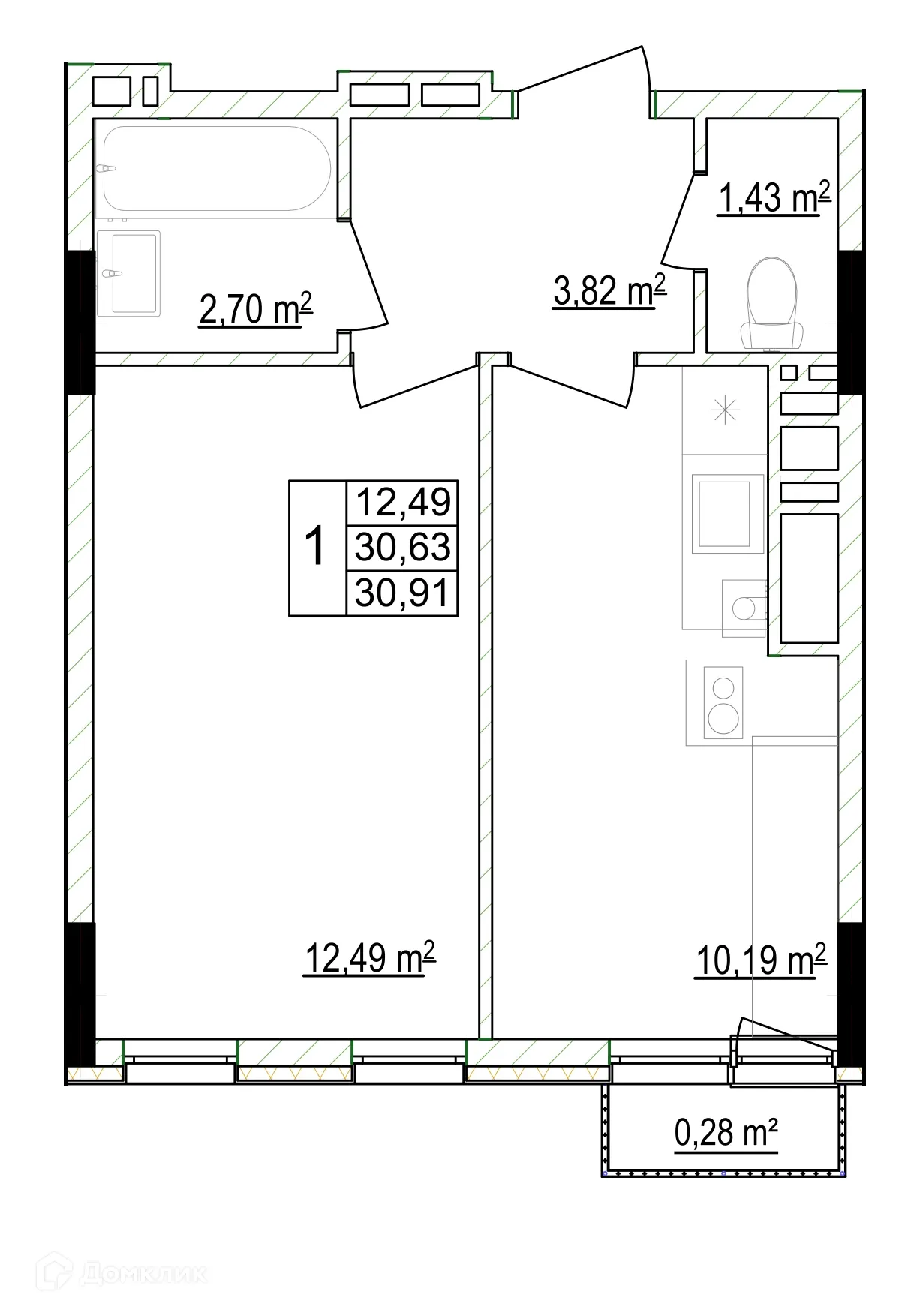 Фото квартиры в ЖК Кварталы