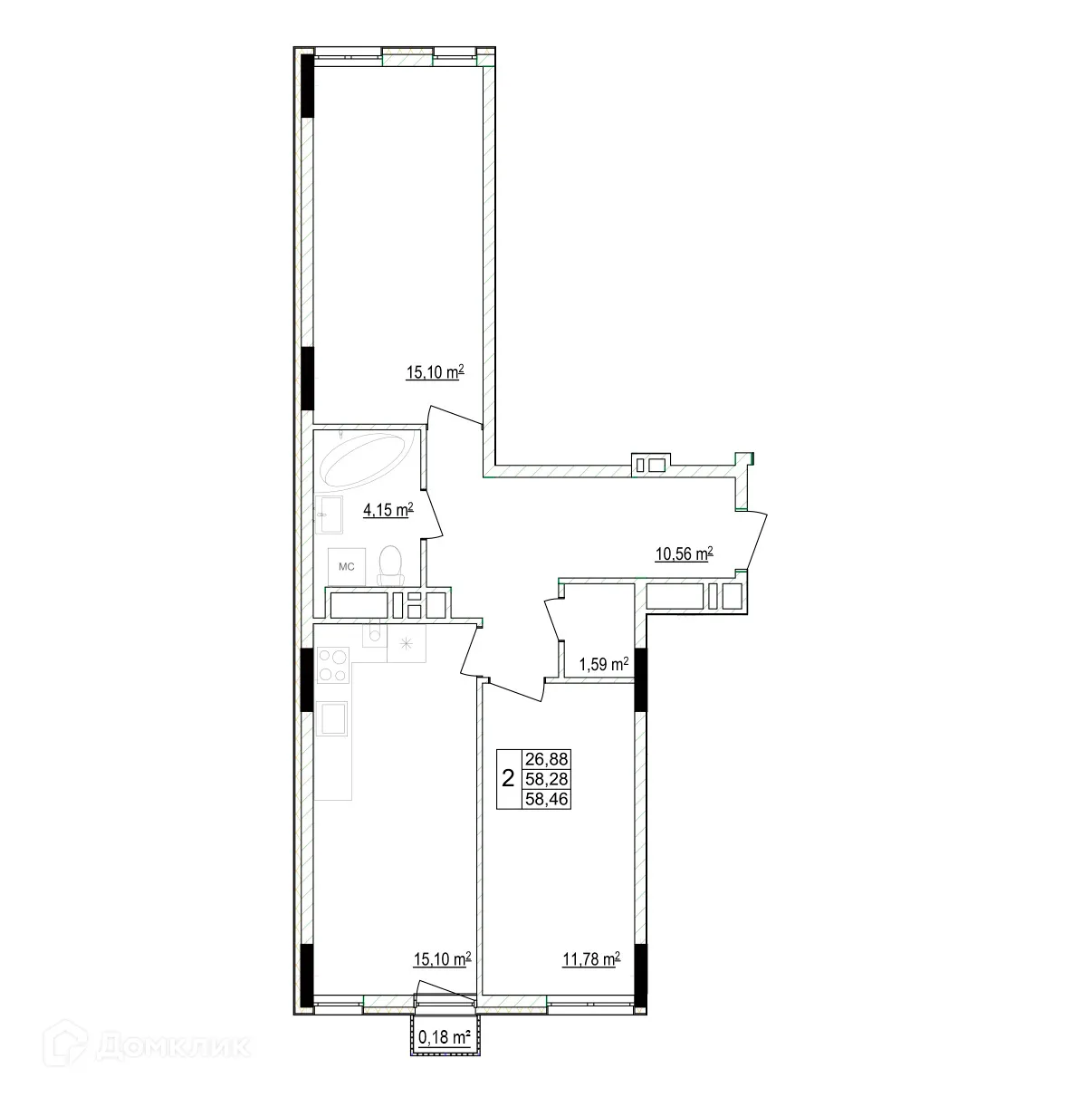 Фото квартиры в ЖК Кварталы
