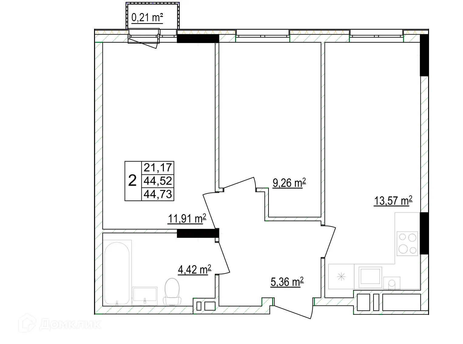 Фото квартиры в ЖК Кварталы