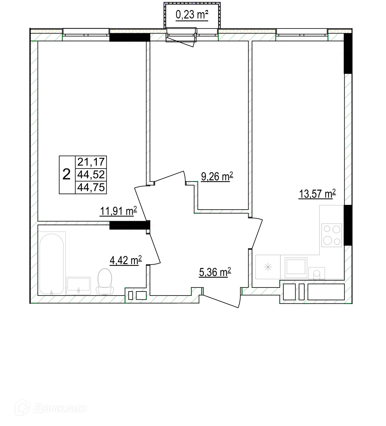 Фото квартиры в ЖК Кварталы