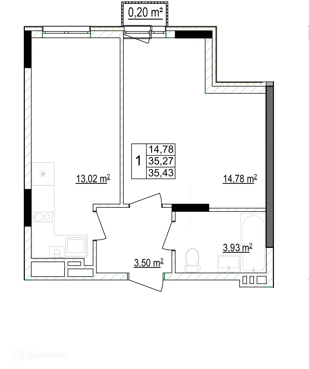Фото квартиры в ЖК Кварталы