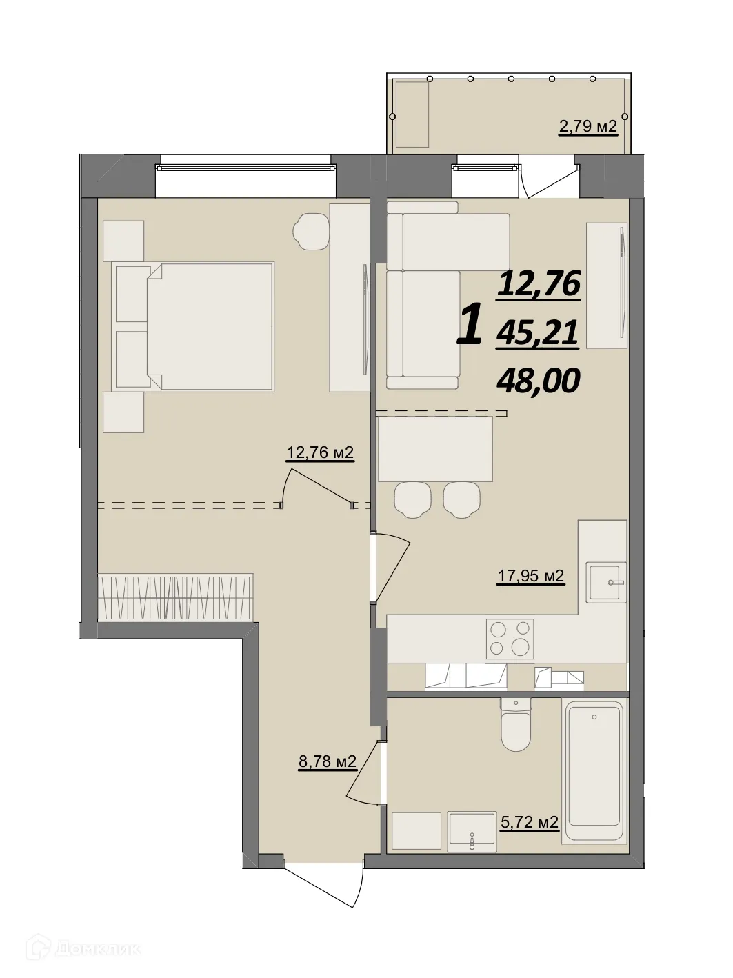 Фото квартиры в ЖК Азбука-1