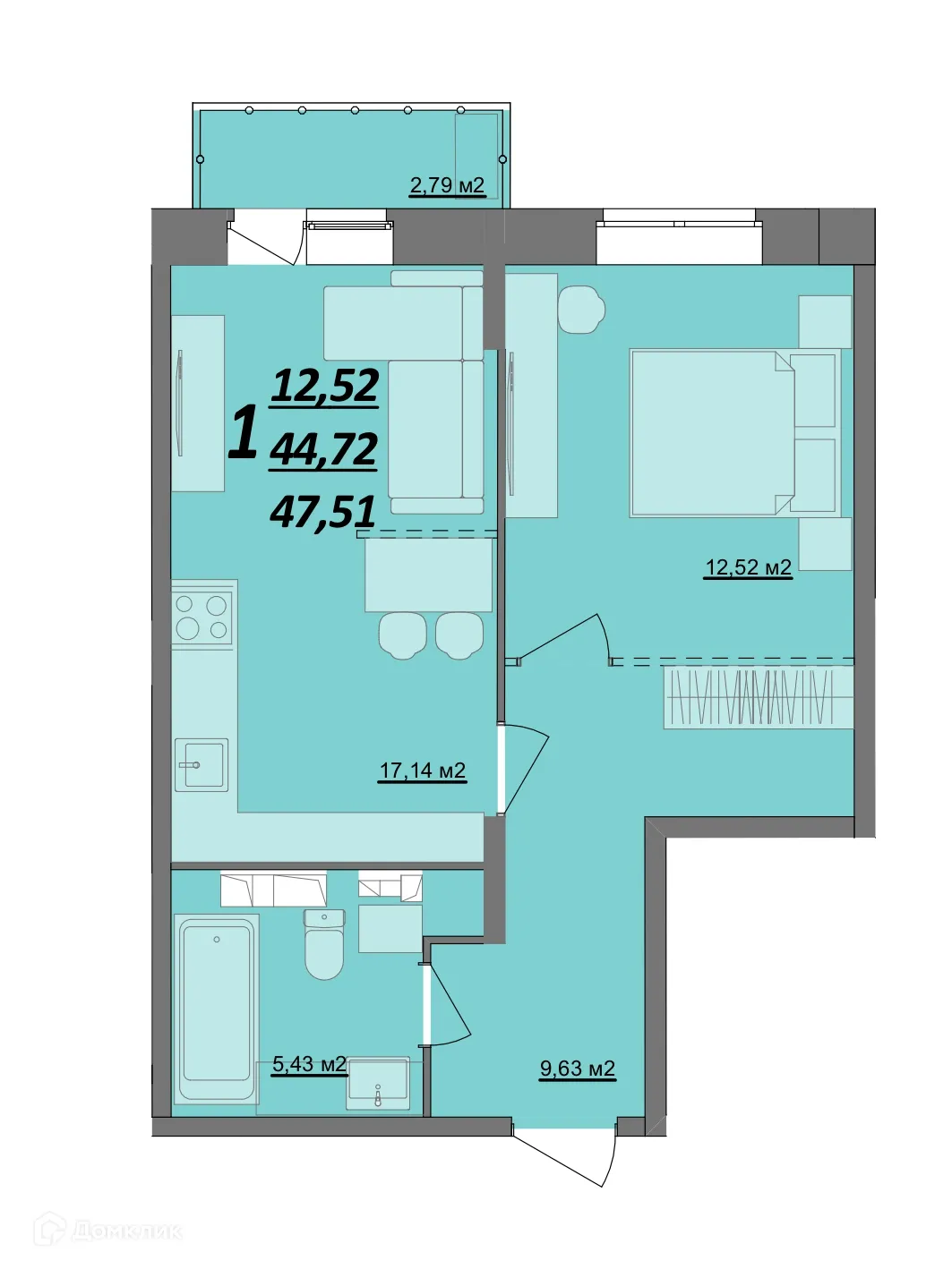 Фото квартиры в ЖК Азбука-1