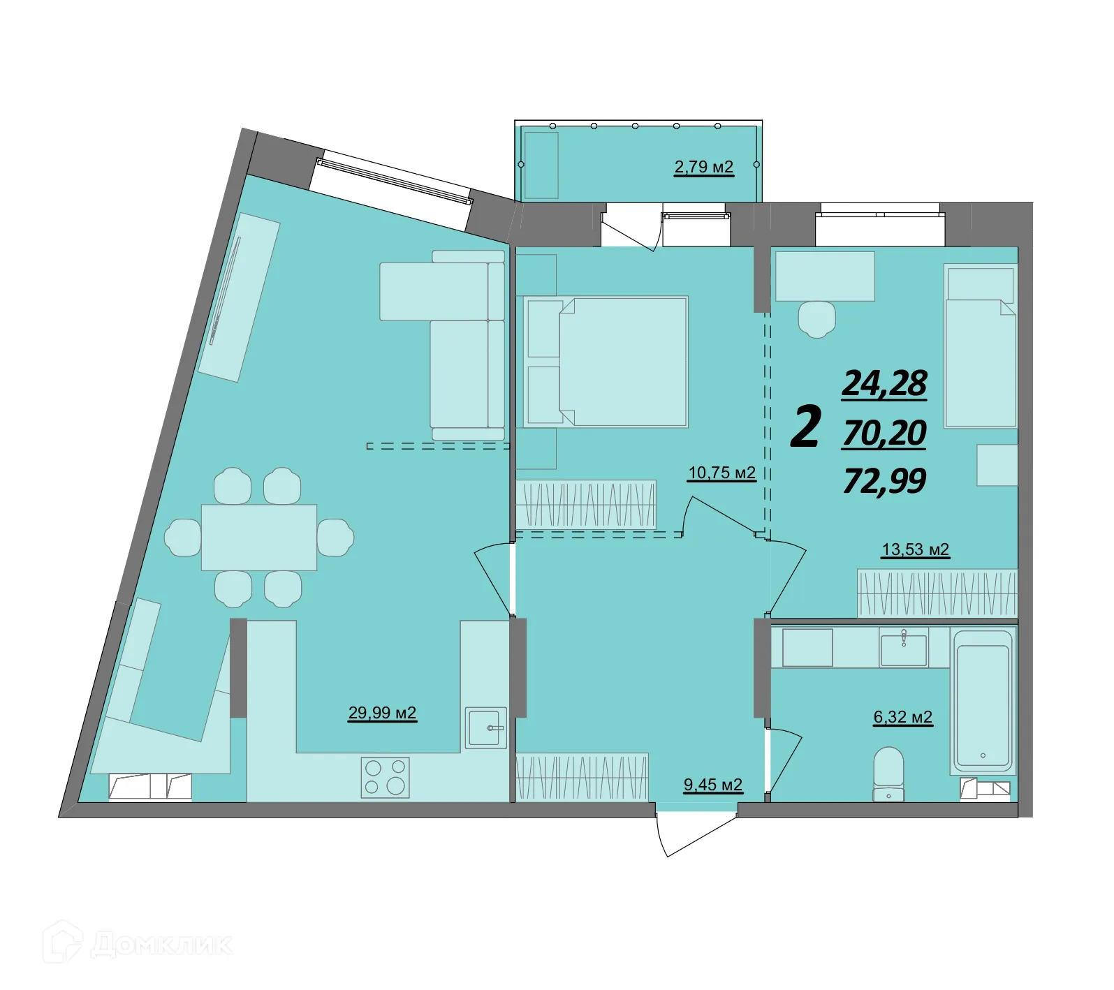 Фото квартиры в ЖК Азбука-1