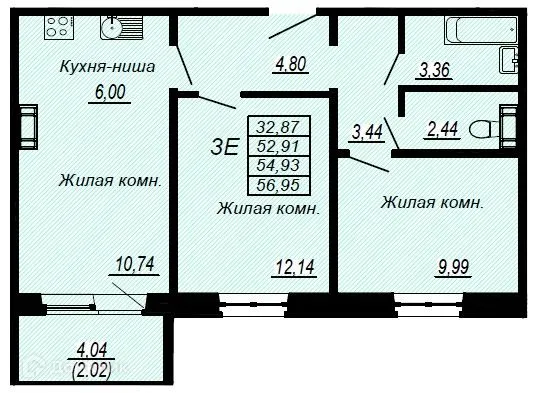 Фото квартиры в ЖК Восход