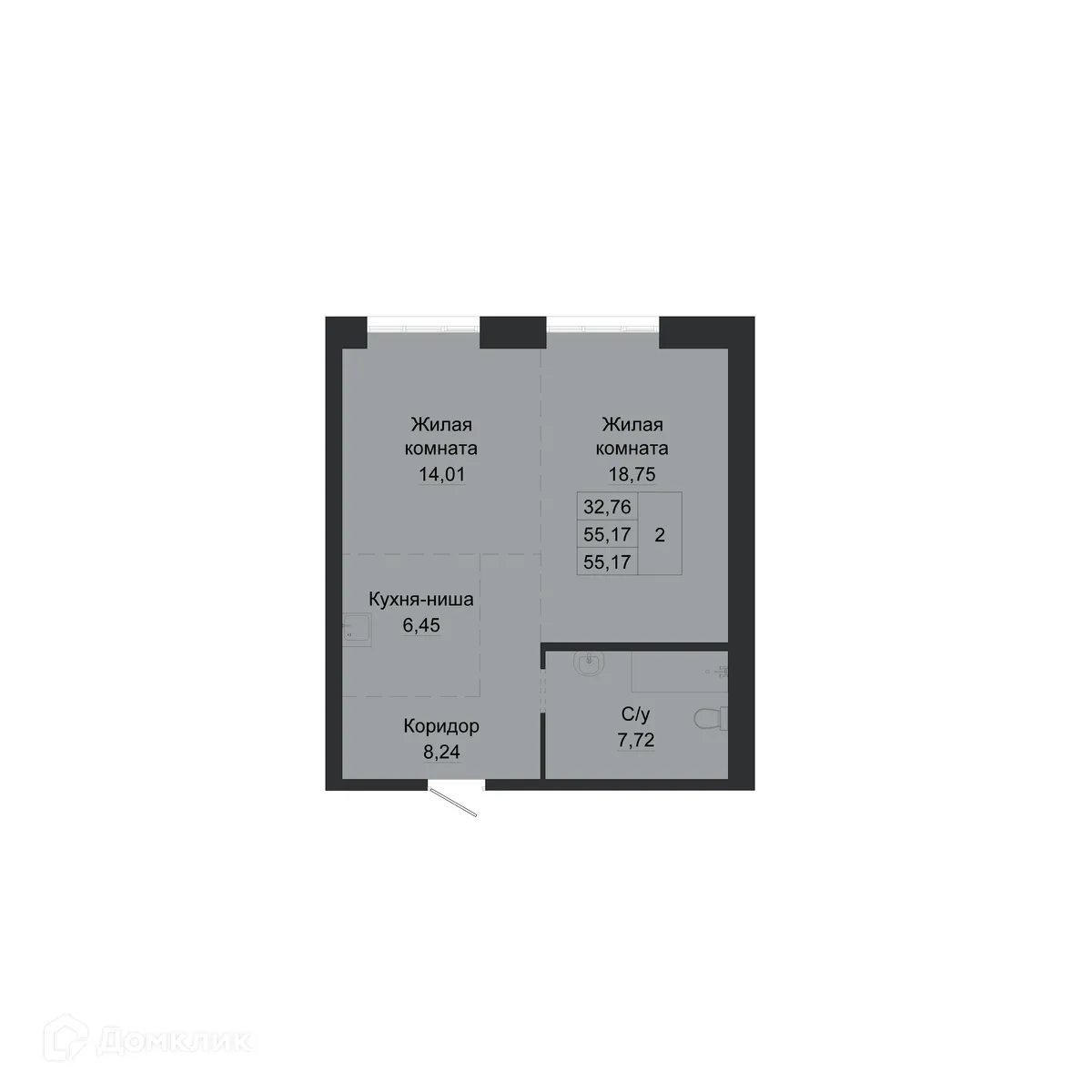 Фото квартиры в ЖК "ONYX BLACK" (ОНИКС БЛЭК)