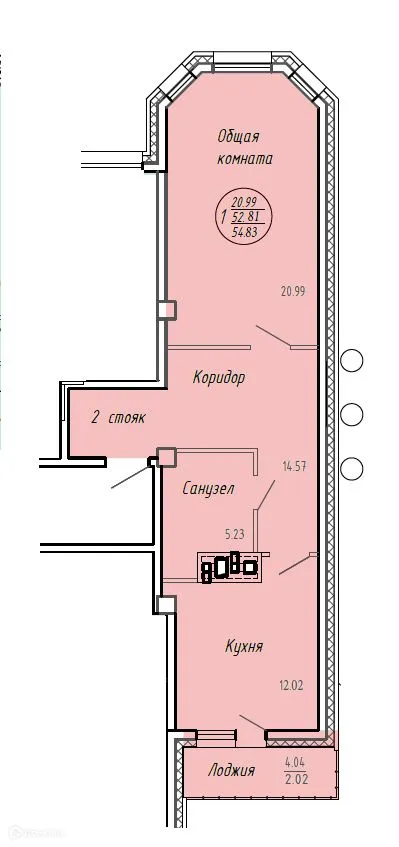 Фото квартиры в ЖК Дом по ул Салтыкова-Щедрина