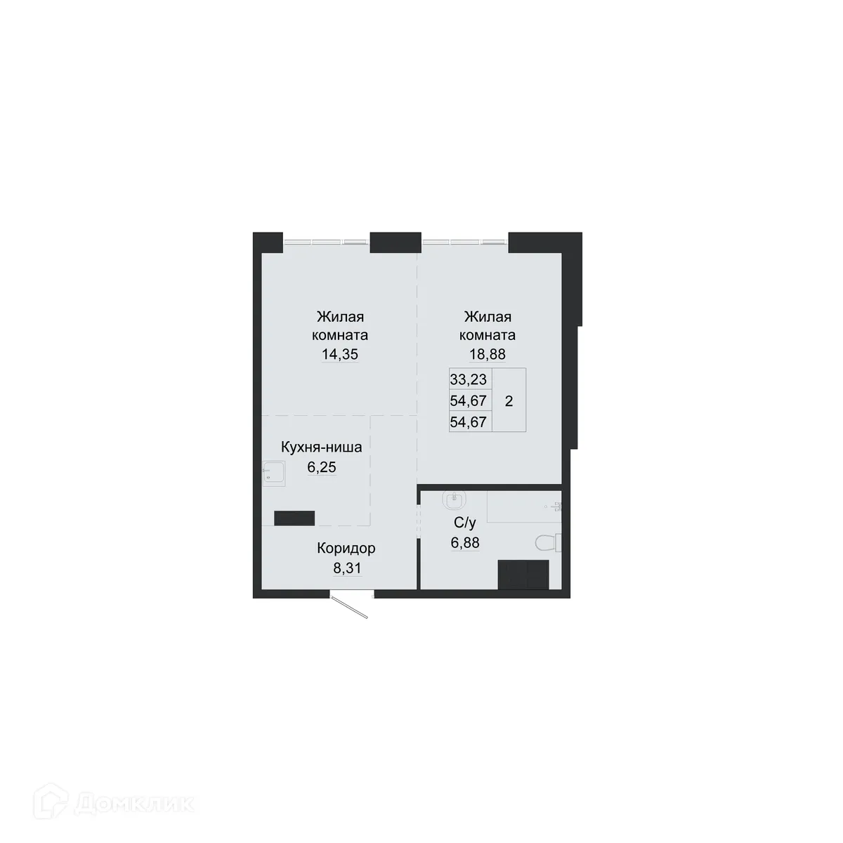 Фото квартиры в ЖК "ONYX BLACK" (ОНИКС БЛЭК)