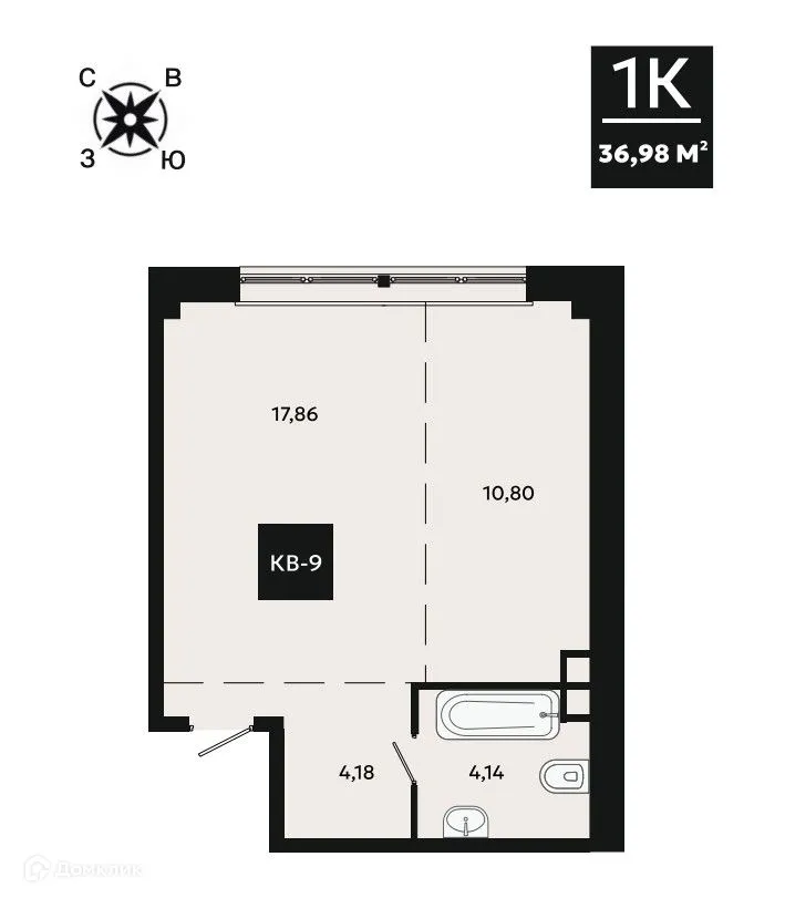 Фото квартиры в ЖК в пер. Минометный