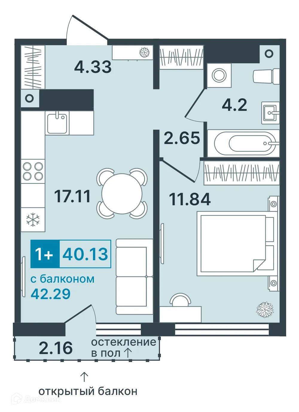 Фото квартиры в ЖК Артмил