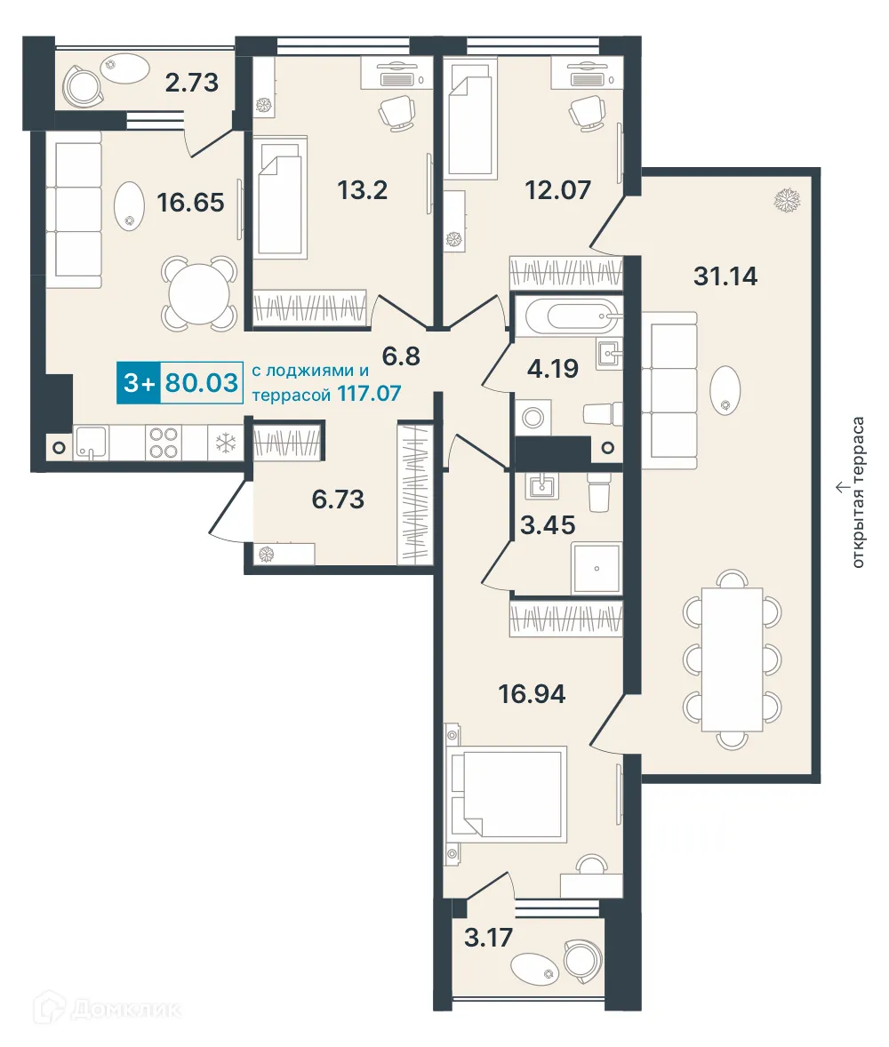 Фото квартиры в ЖК Артмил
