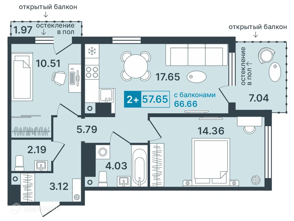 Фото квартиры в ЖК Артмил