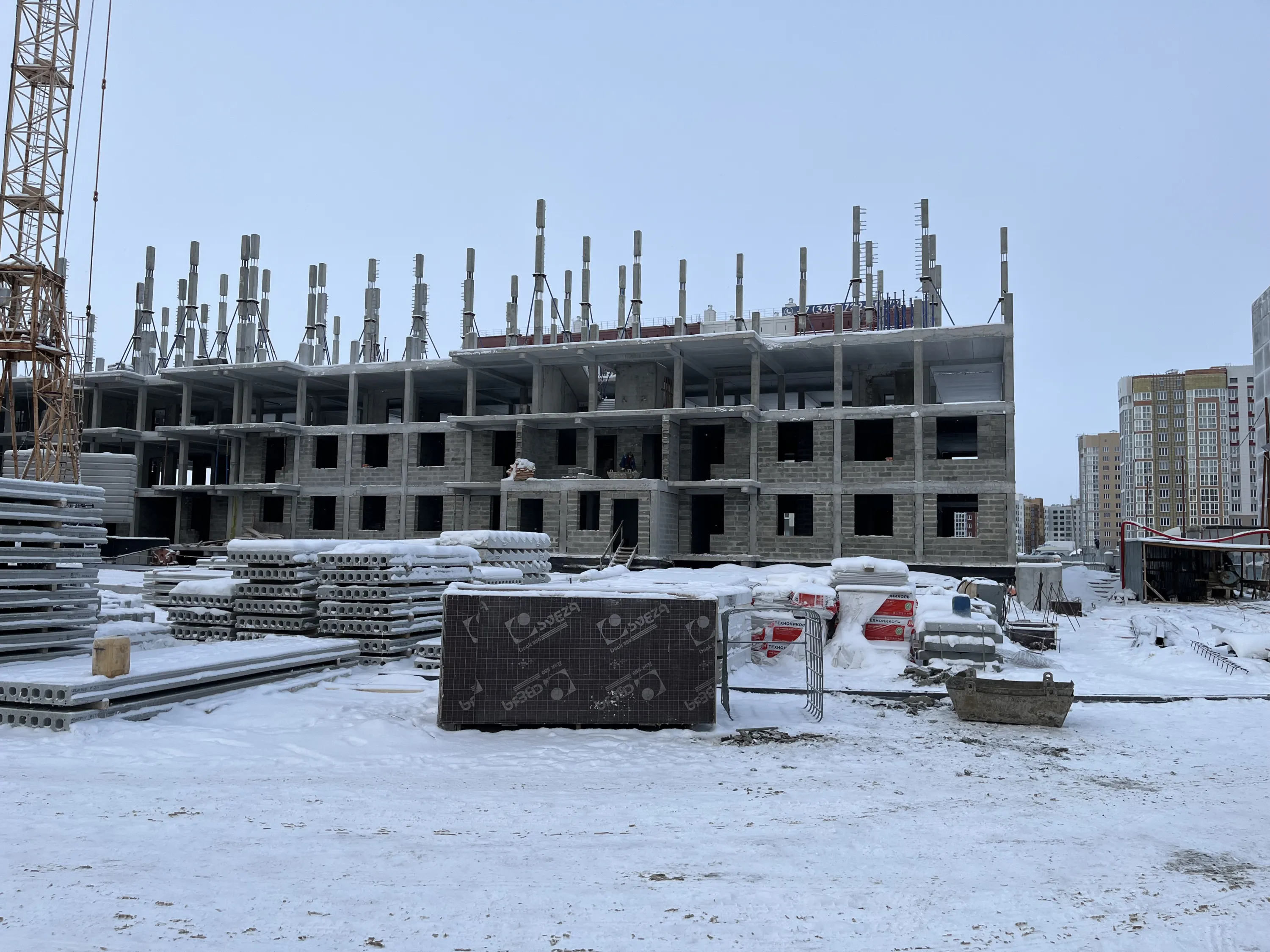 ЖК Северный берег ход строительства