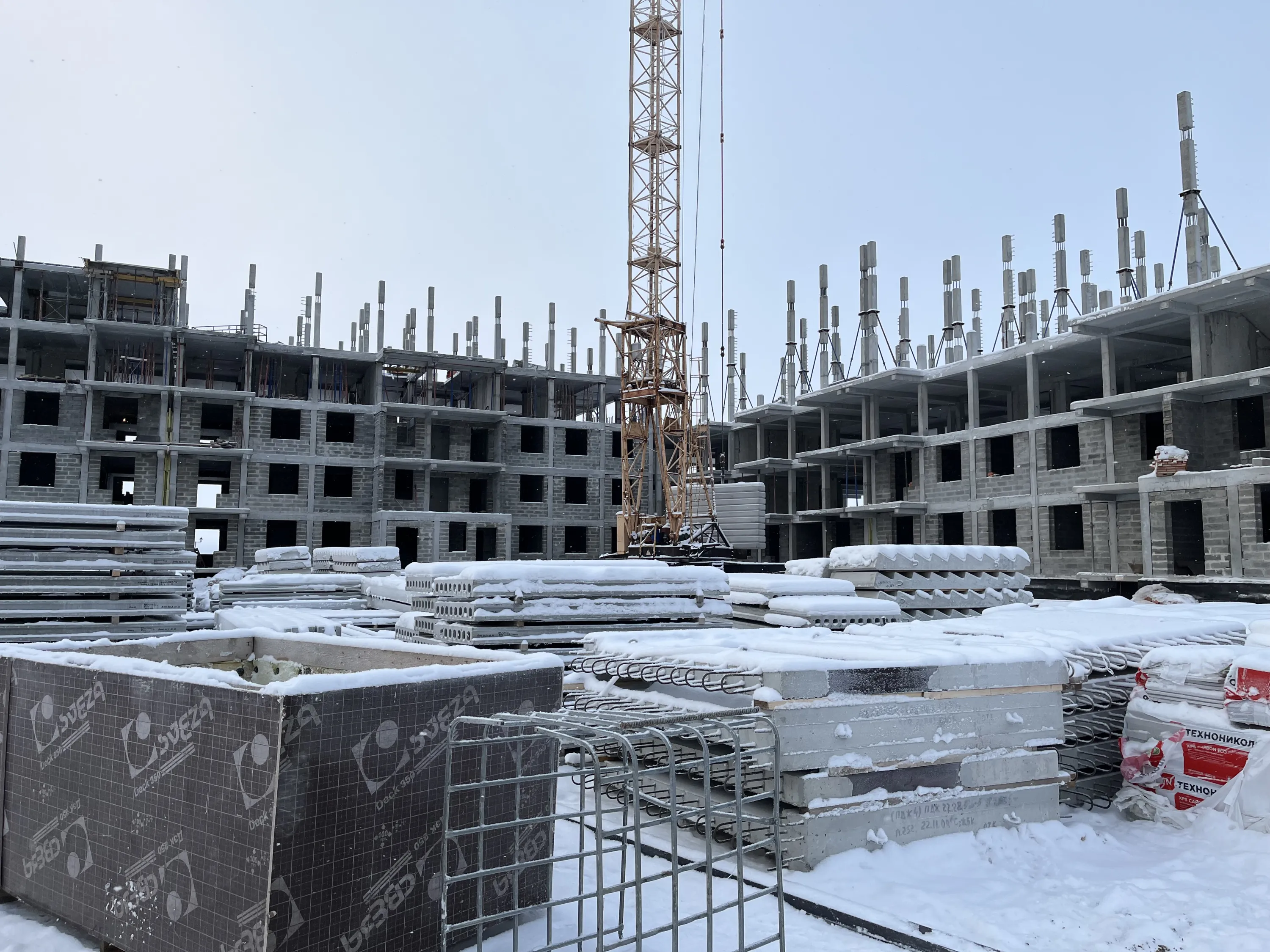 ЖК Северный берег ход строительства