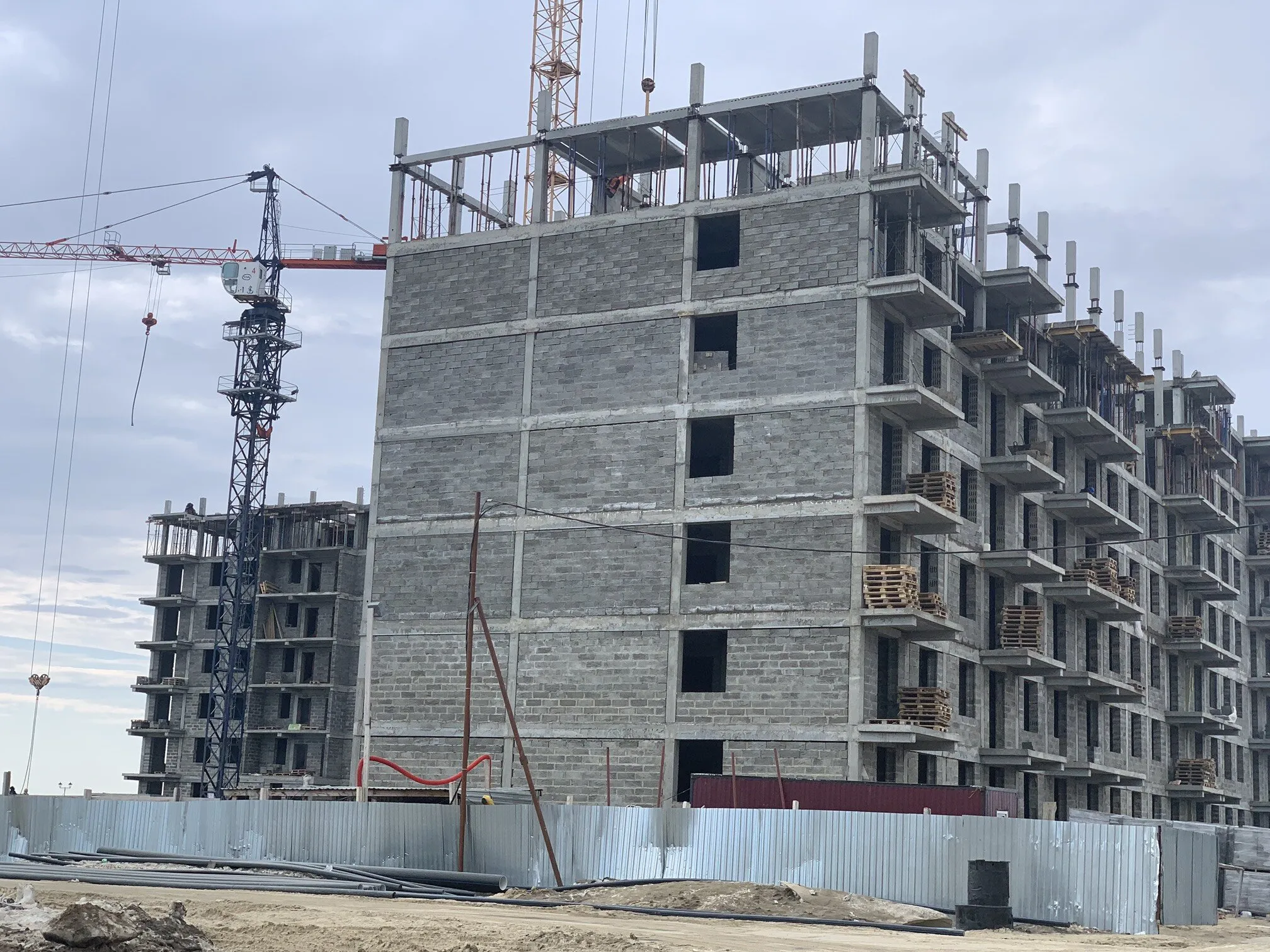 ЖК Северный берег ход строительства