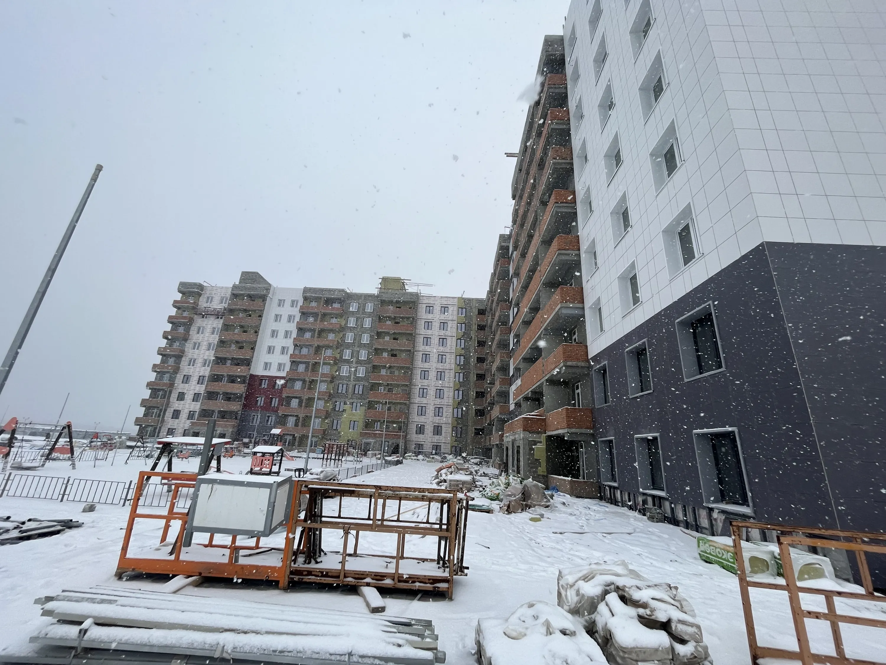 ЖК Северный берег ход строительства