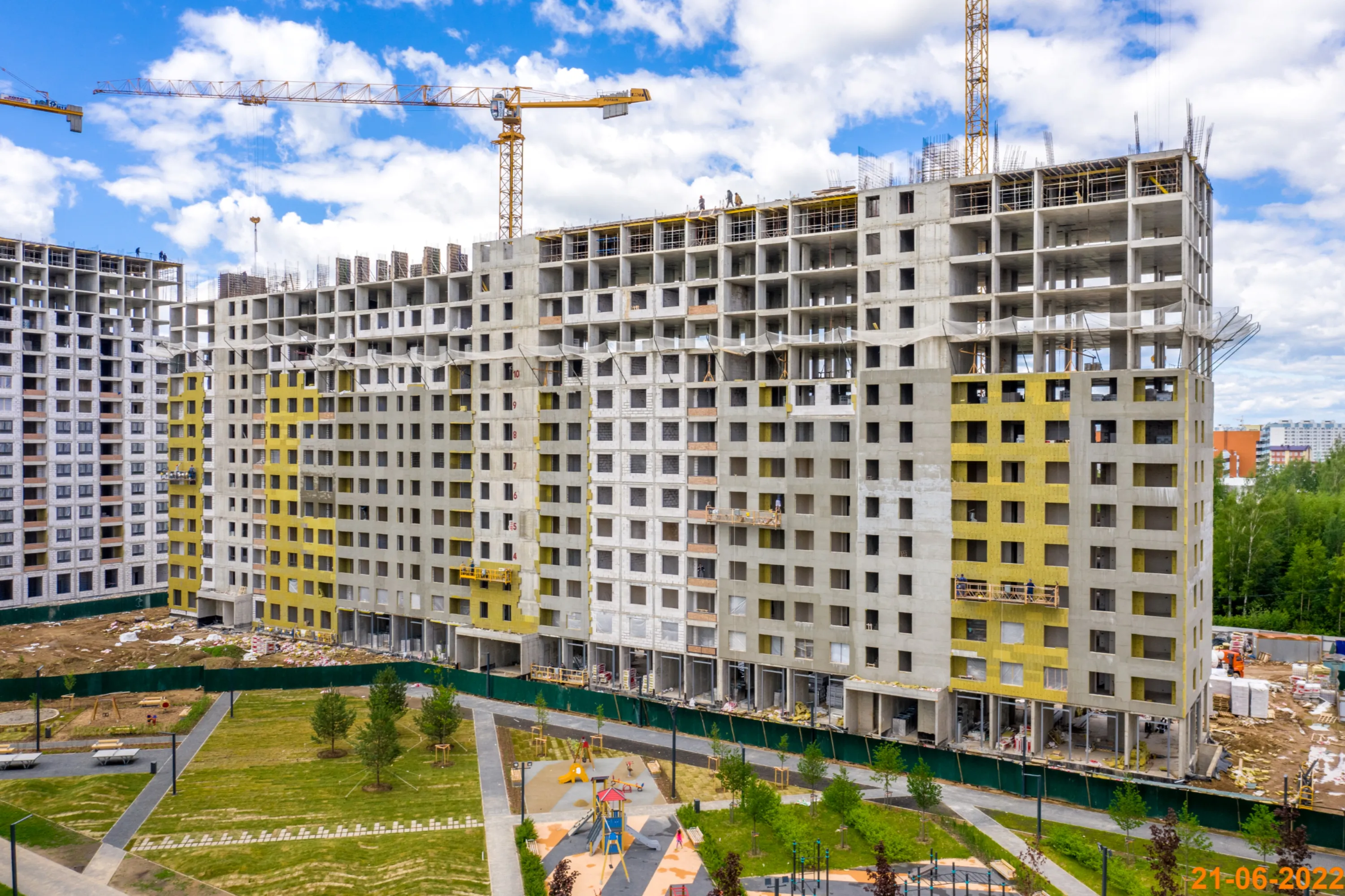 ЖК Волга парк ход строительства