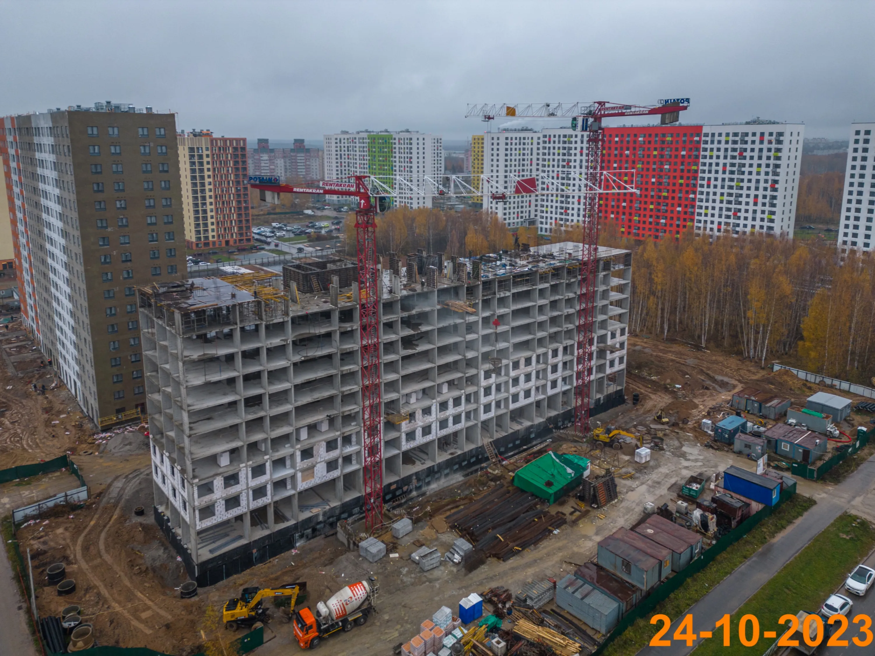 ЖК Волга парк ход строительства