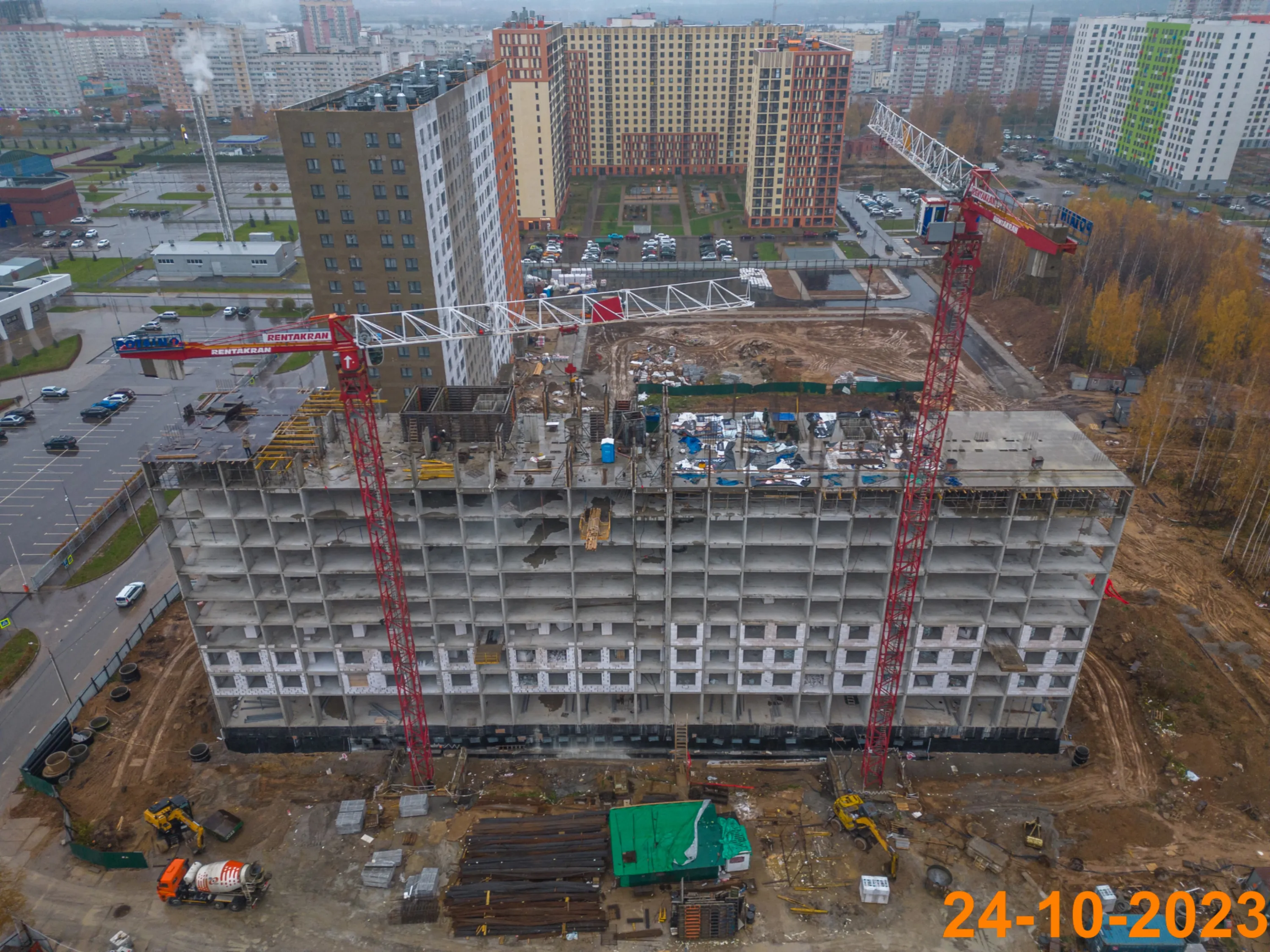 ЖК Волга парк ход строительства