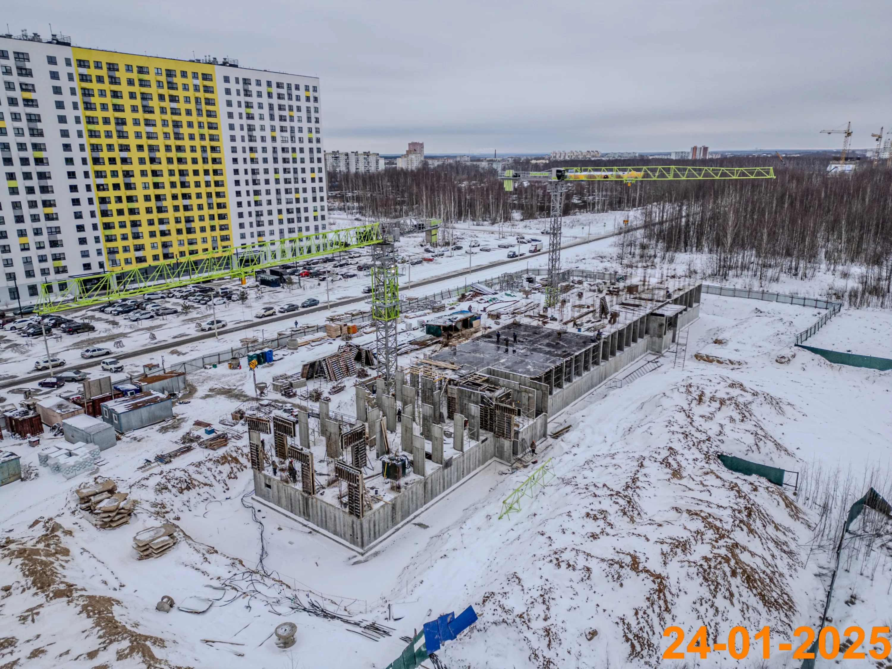 ЖК Волга парк ход строительства