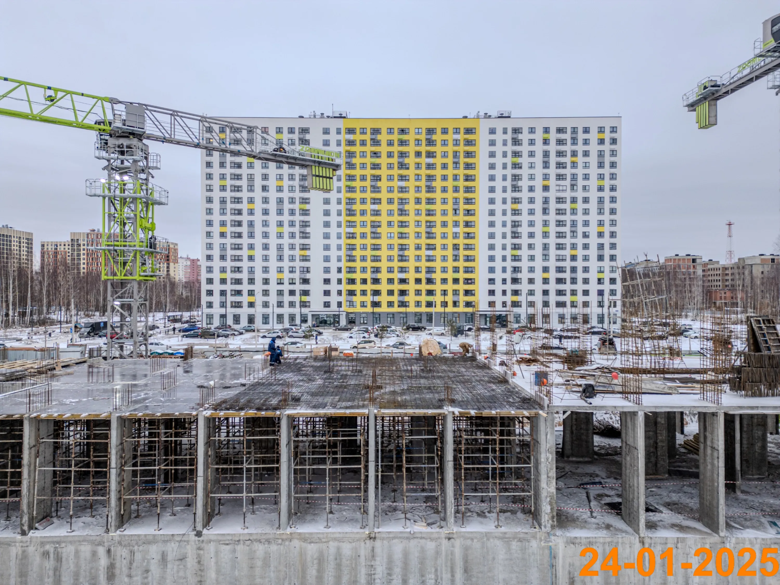 ЖК Волга парк ход строительства