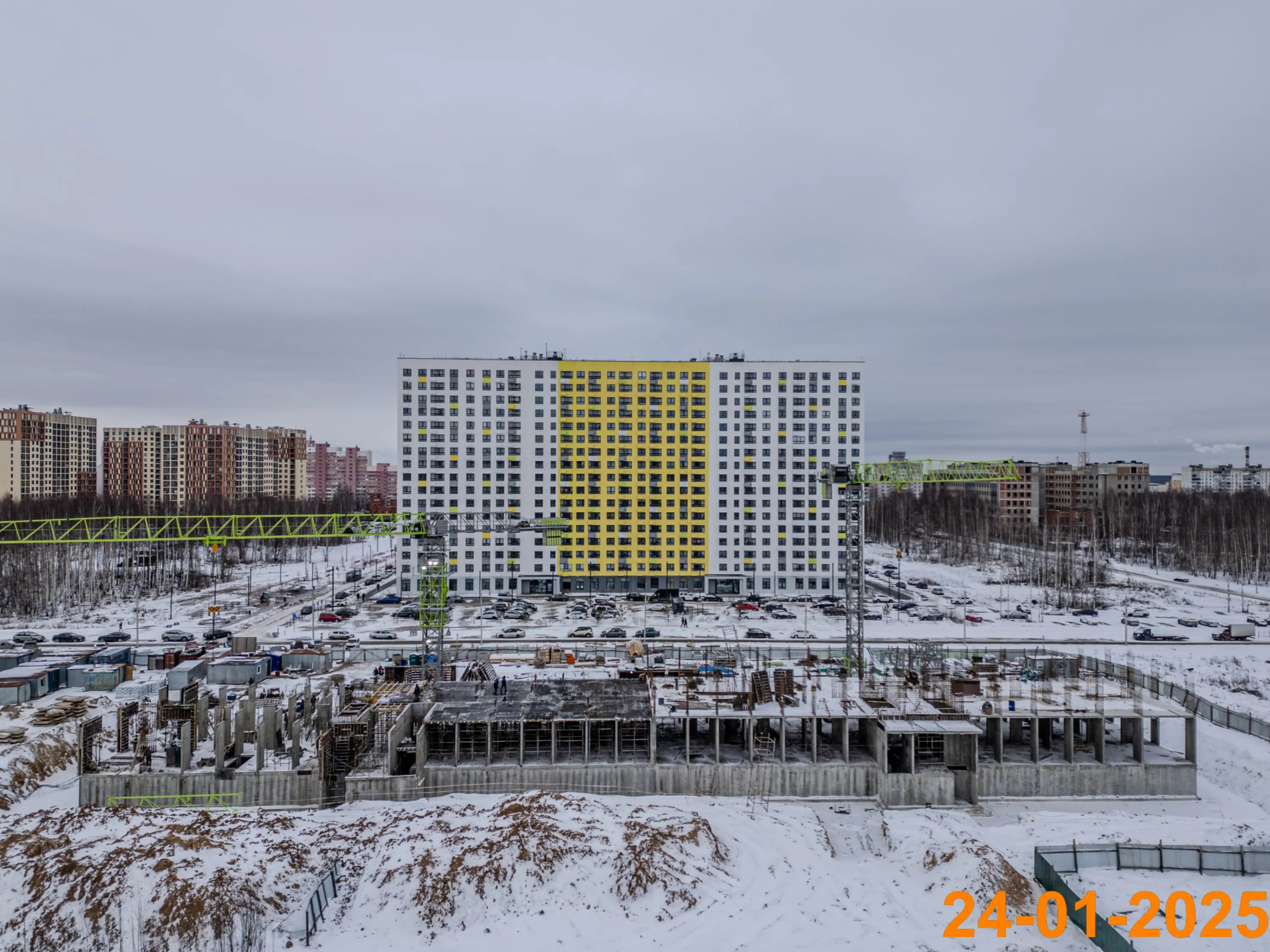 ЖК Волга парк ход строительства