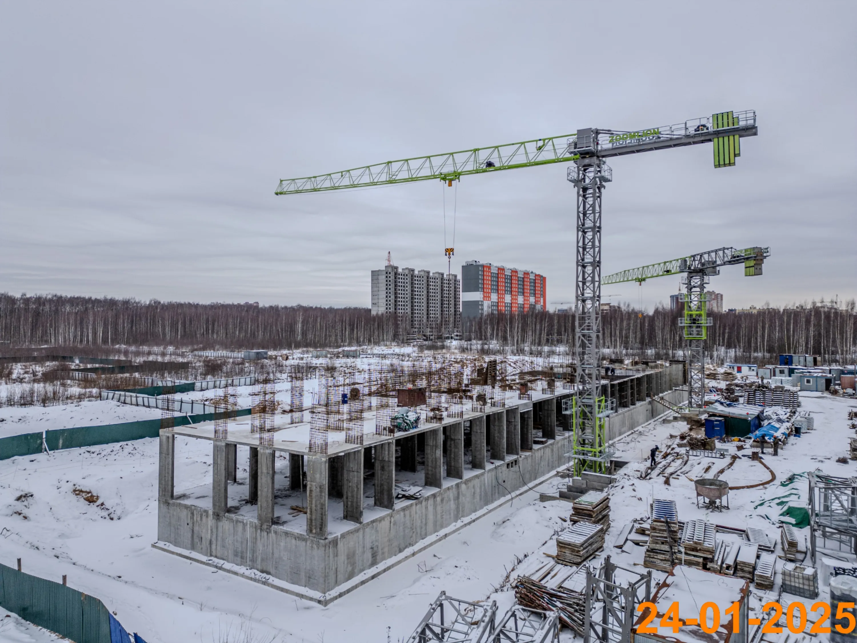 ЖК Волга парк ход строительства