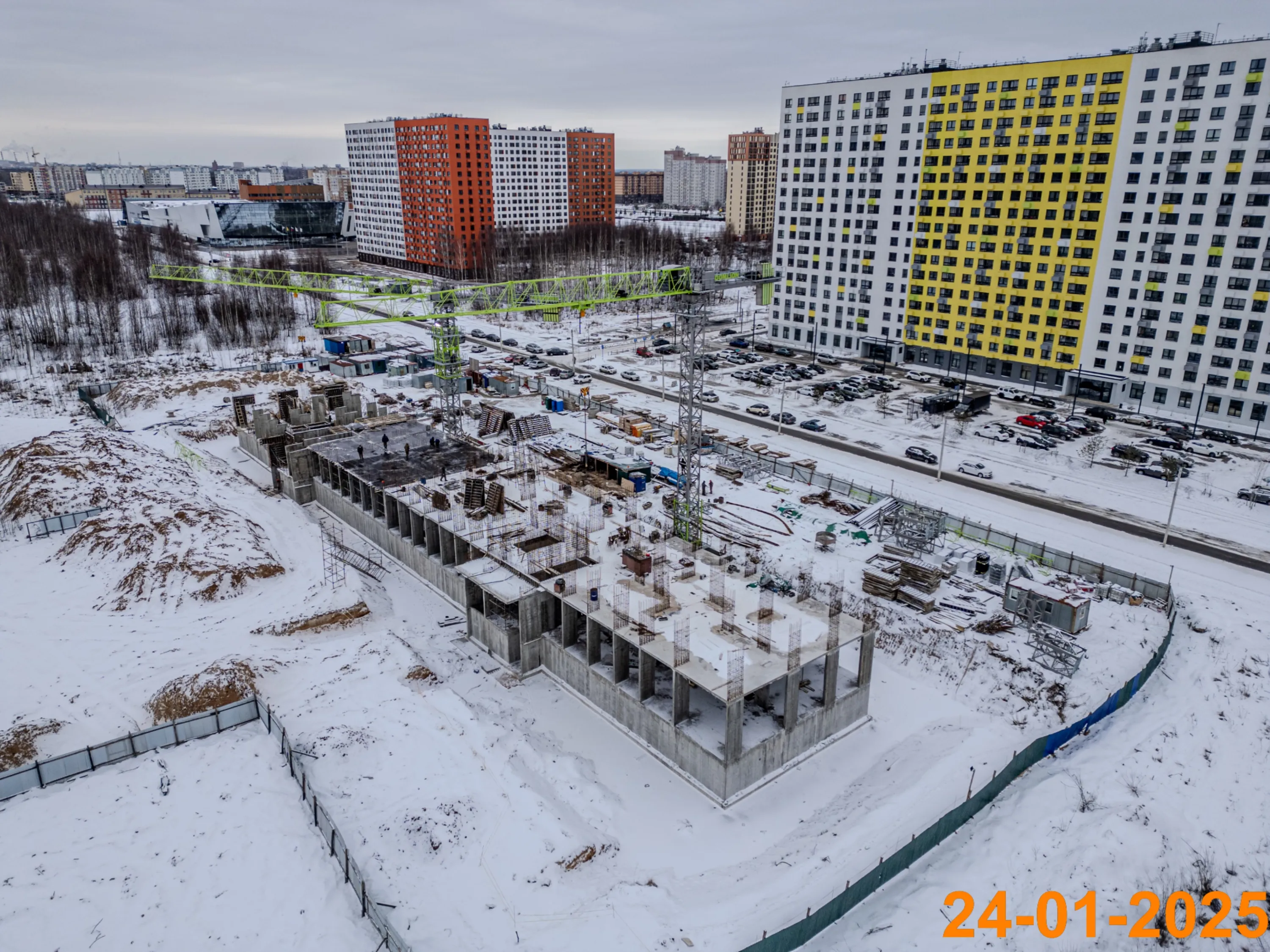 ЖК Волга парк ход строительства